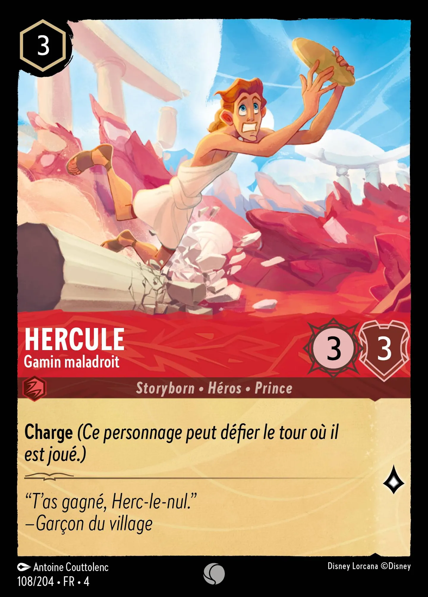 Hercule - Gamin maladroit — Ursula's Return — Lorcana