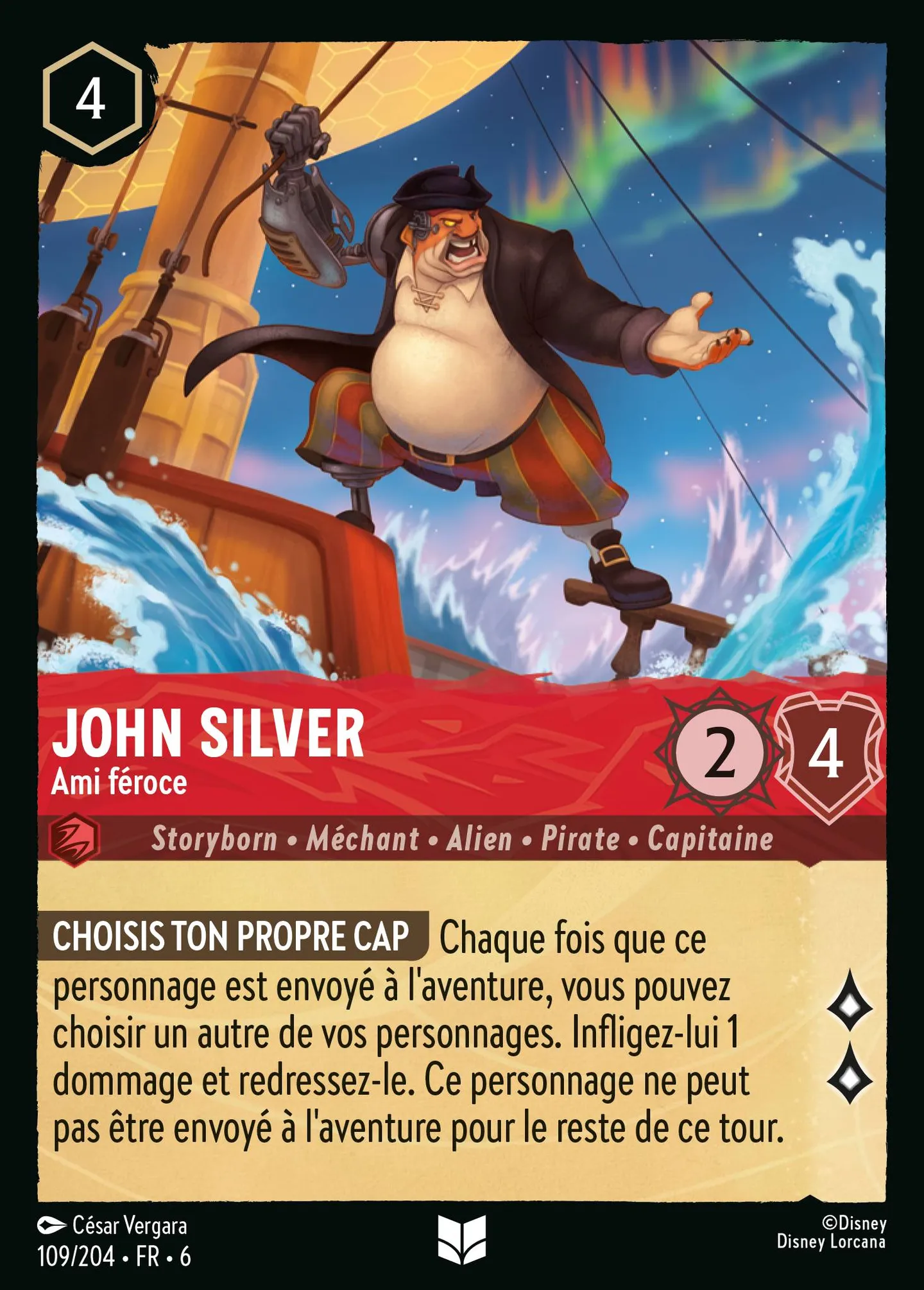 John Silver - Ami féroce — Azurite Sea — Lorcana