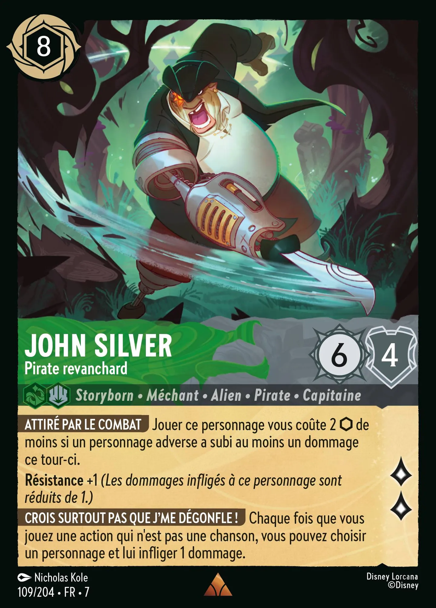 John Silver - Pirate revanchard — Archazia's Island — Lorcana