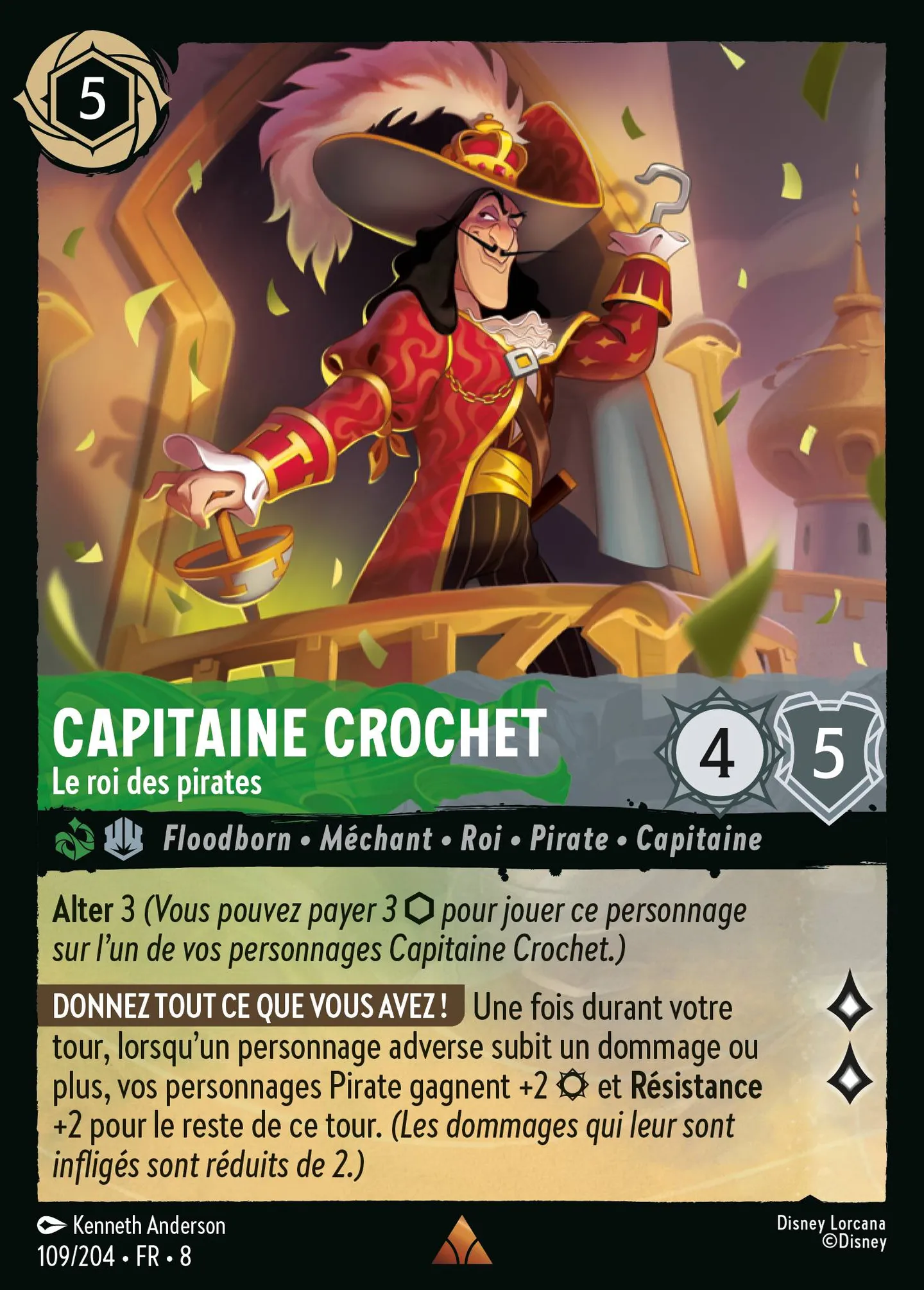 Capitaine Crochet - Le roi des pirates — The Reign of Jafar — Lorcana