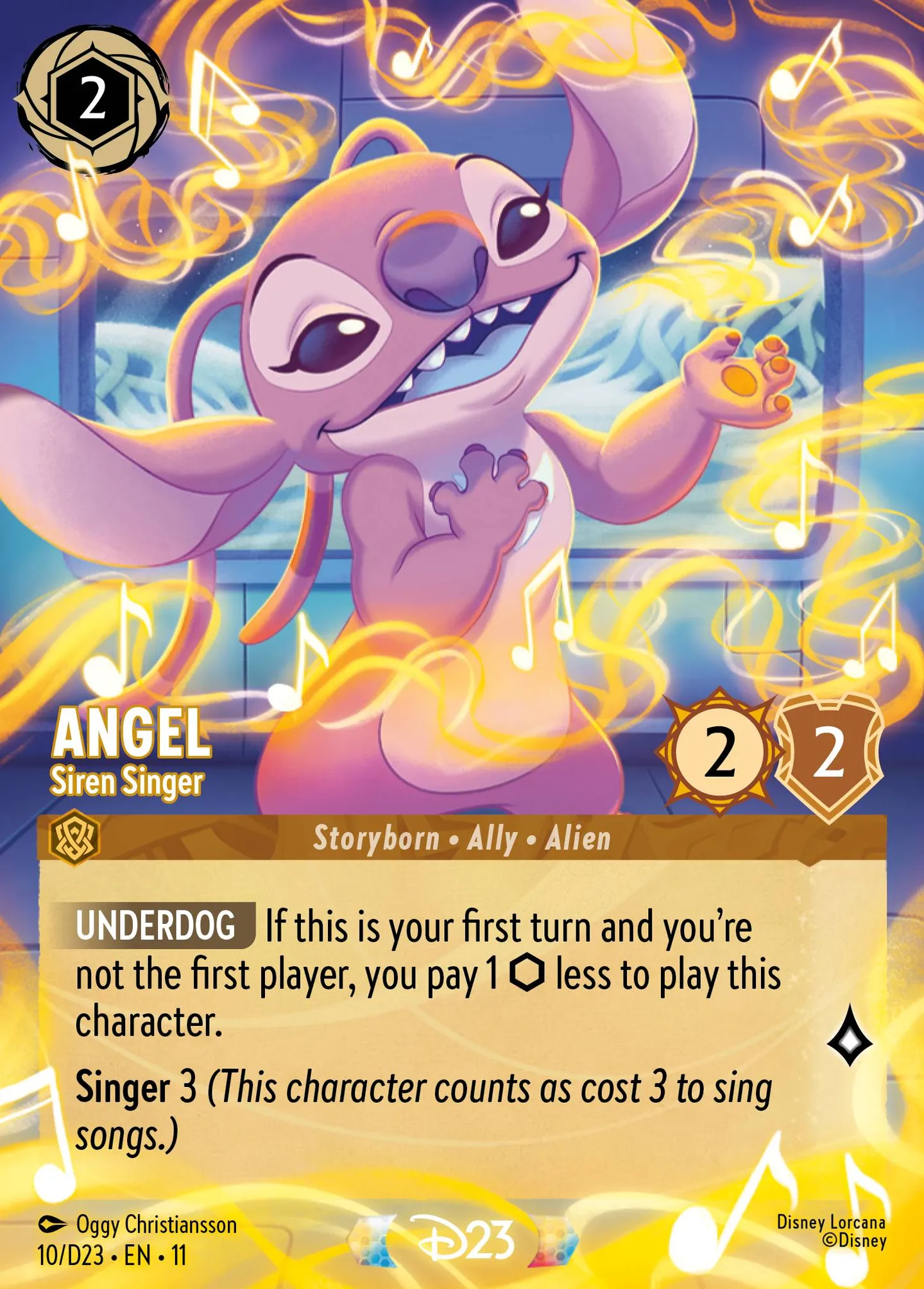 Angel - Siren Singer — D23 Expo 2024 Collector's Set — Lorcana