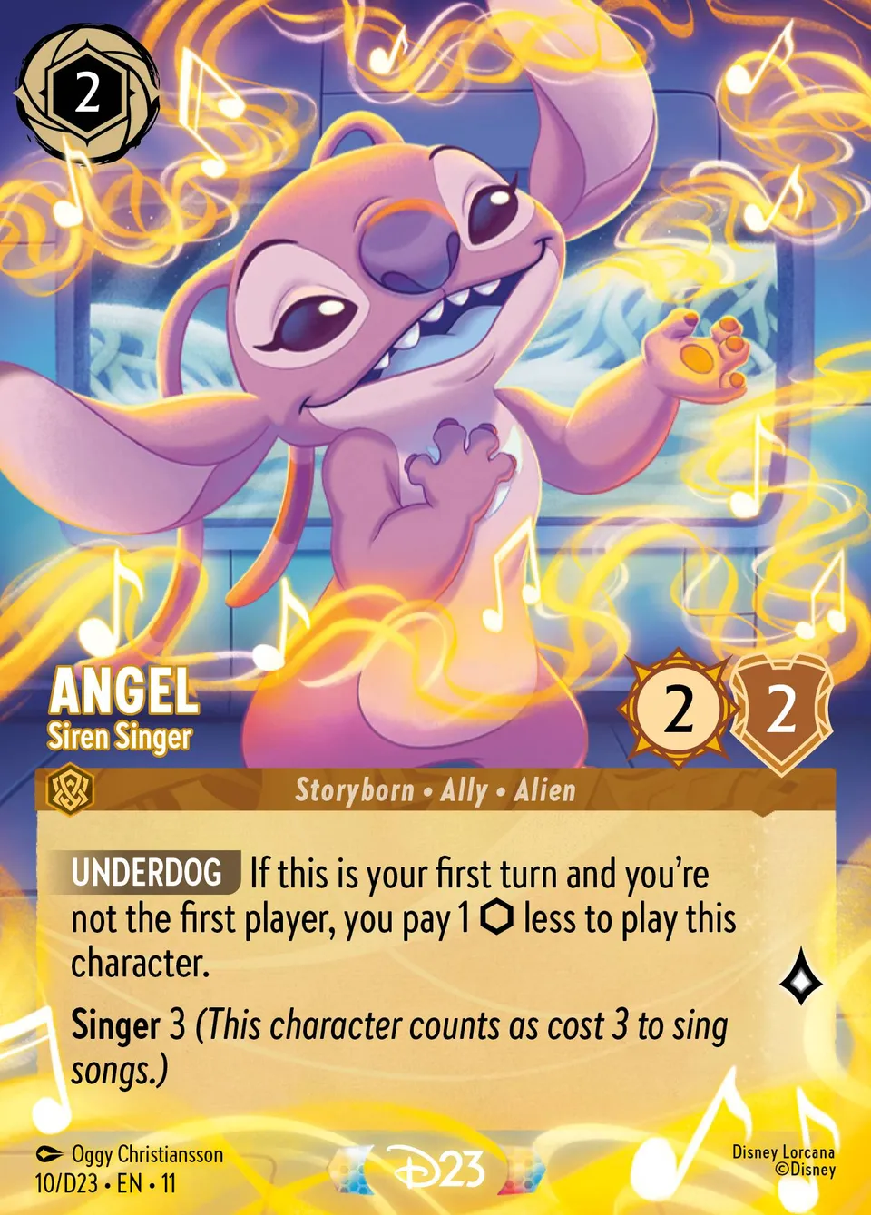Angel - Siren Singer from D23 Expo 2024 Collector's Set - Lorcana