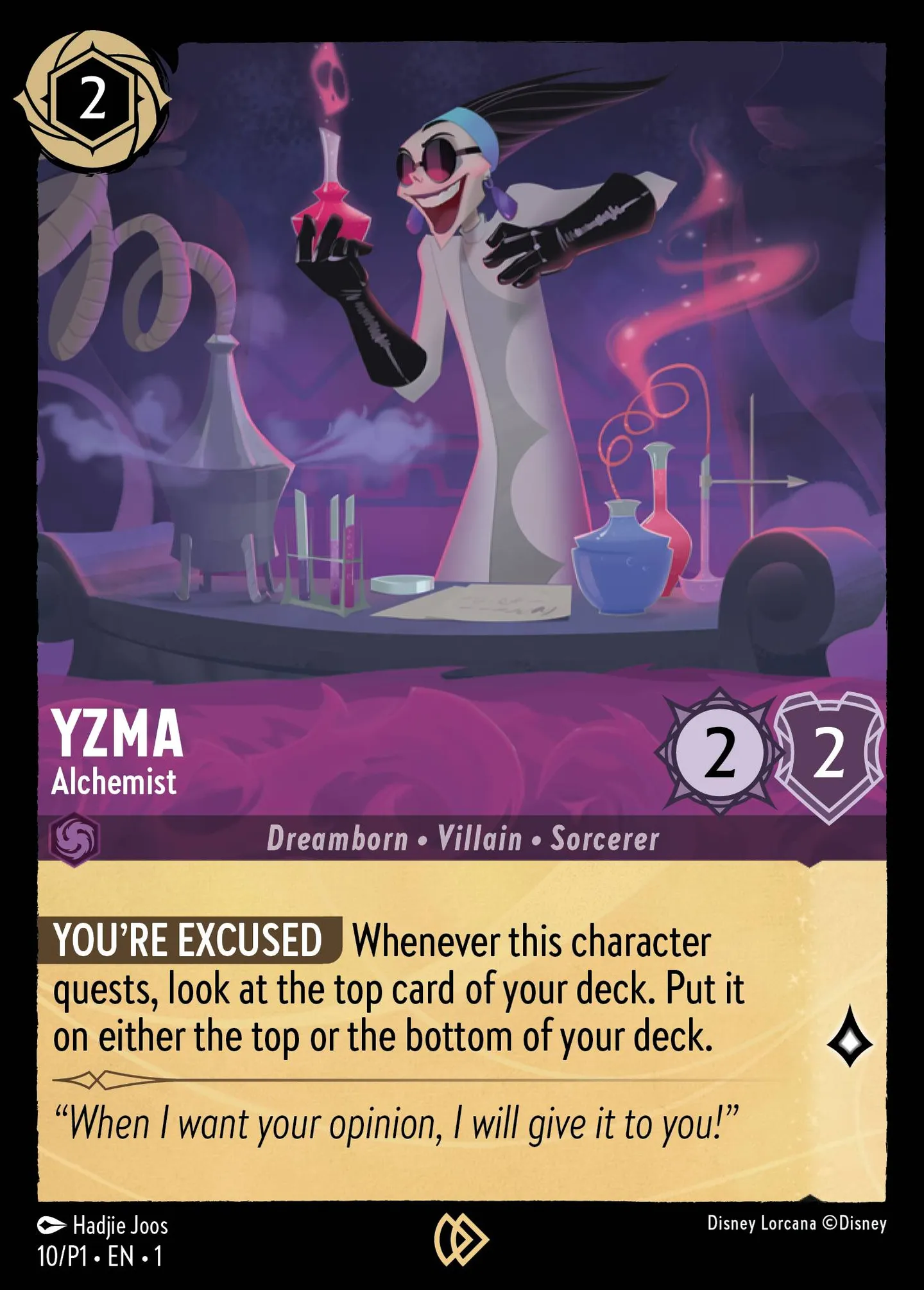 Yzma - Alchemist — Promos - Year 1 — Lorcana