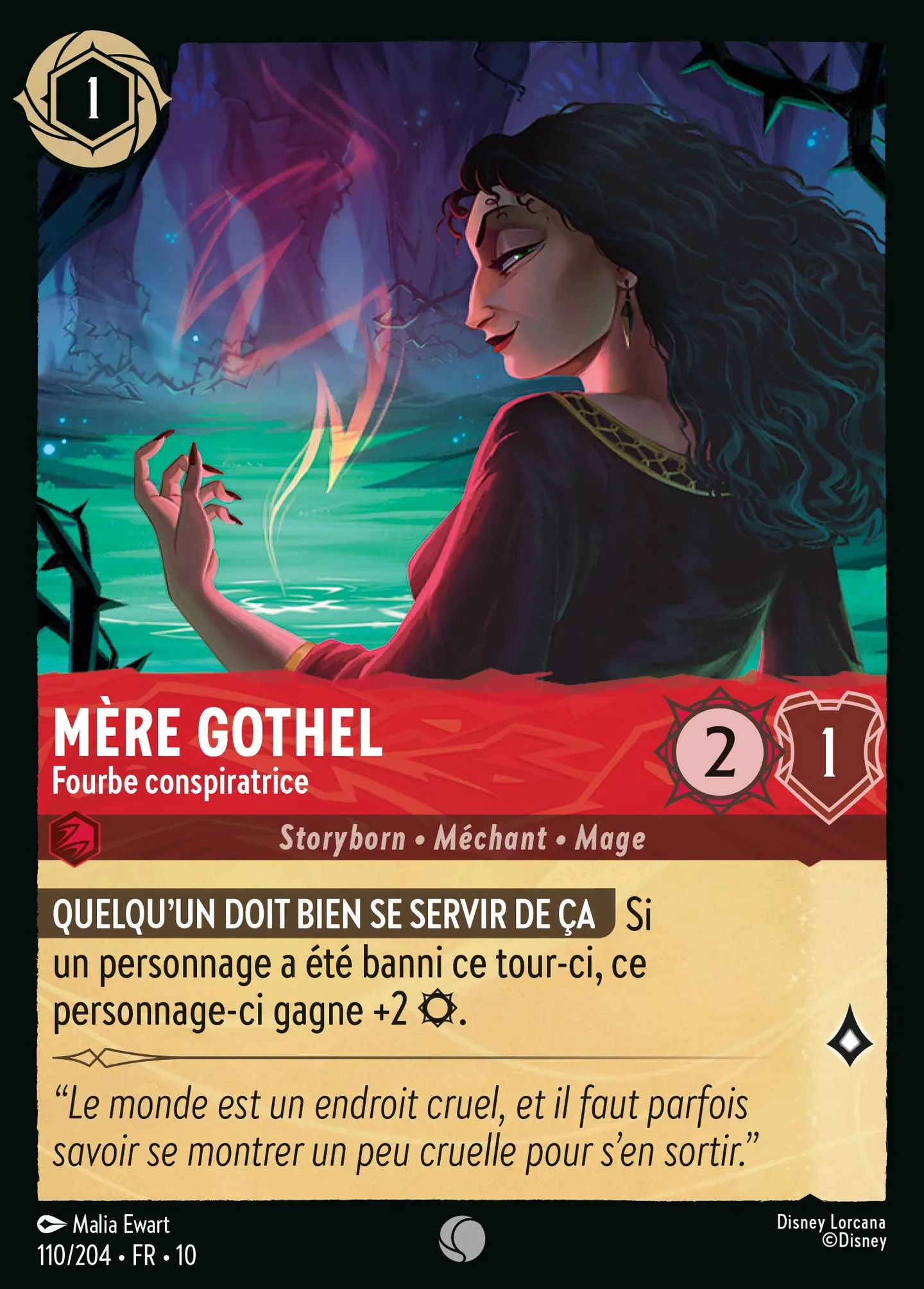 Mère Gothel - Fourbe conspiratrice — Whispers in the Well — Lorcana