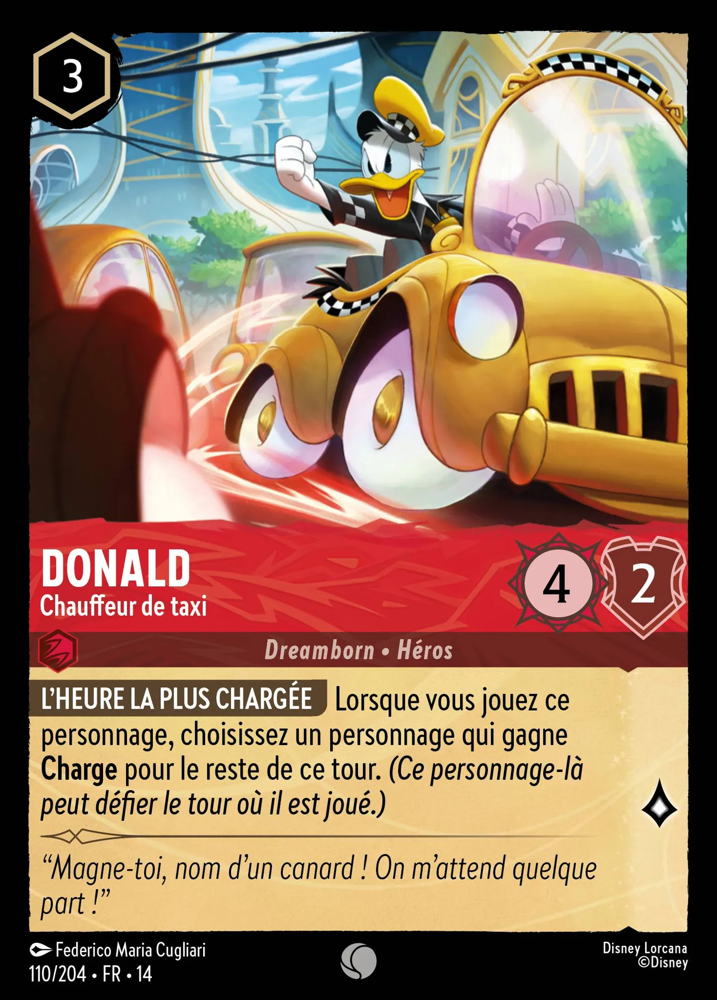 Donald - Chauffeur de taxi — Hyperia City — Lorcana