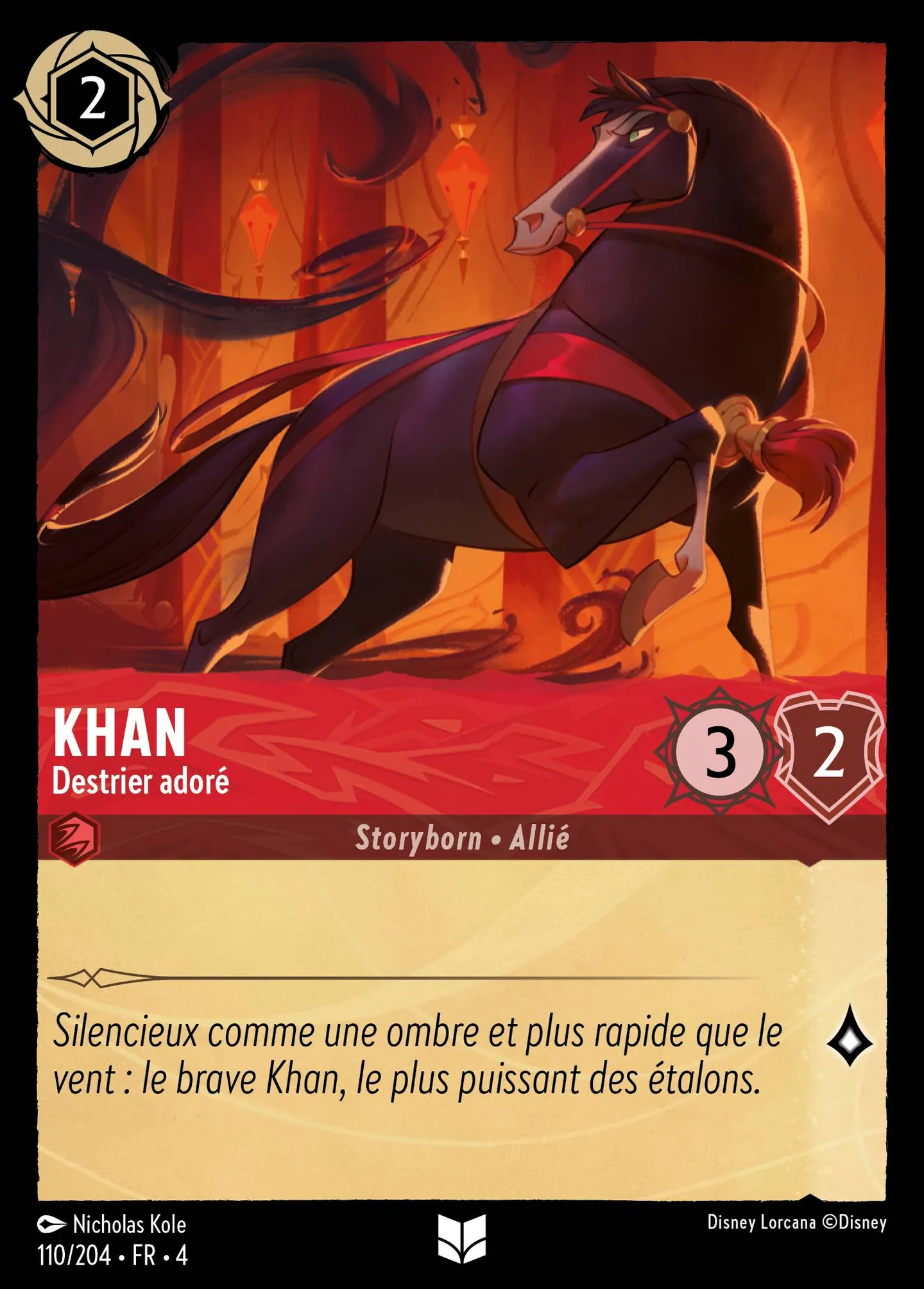 Khan - Destrier adoré — Ursula's Return — Lorcana