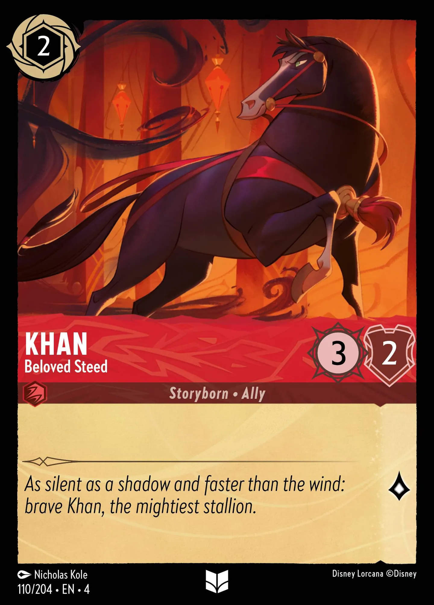Khan - Destrier adoré — Ursula's Return — Lorcana