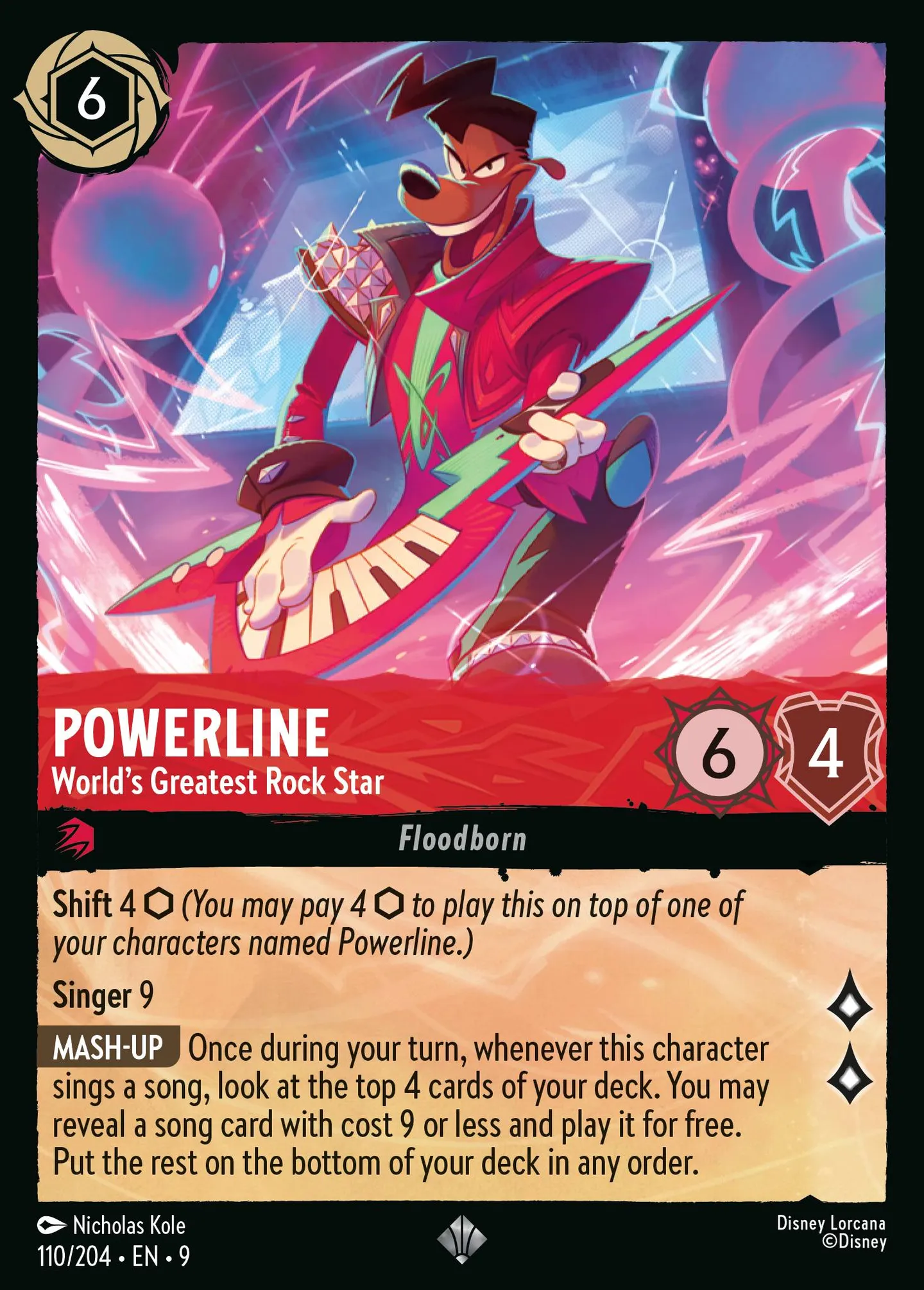 Powerline - World's Greatest Rock Star — Fabled — Lorcana