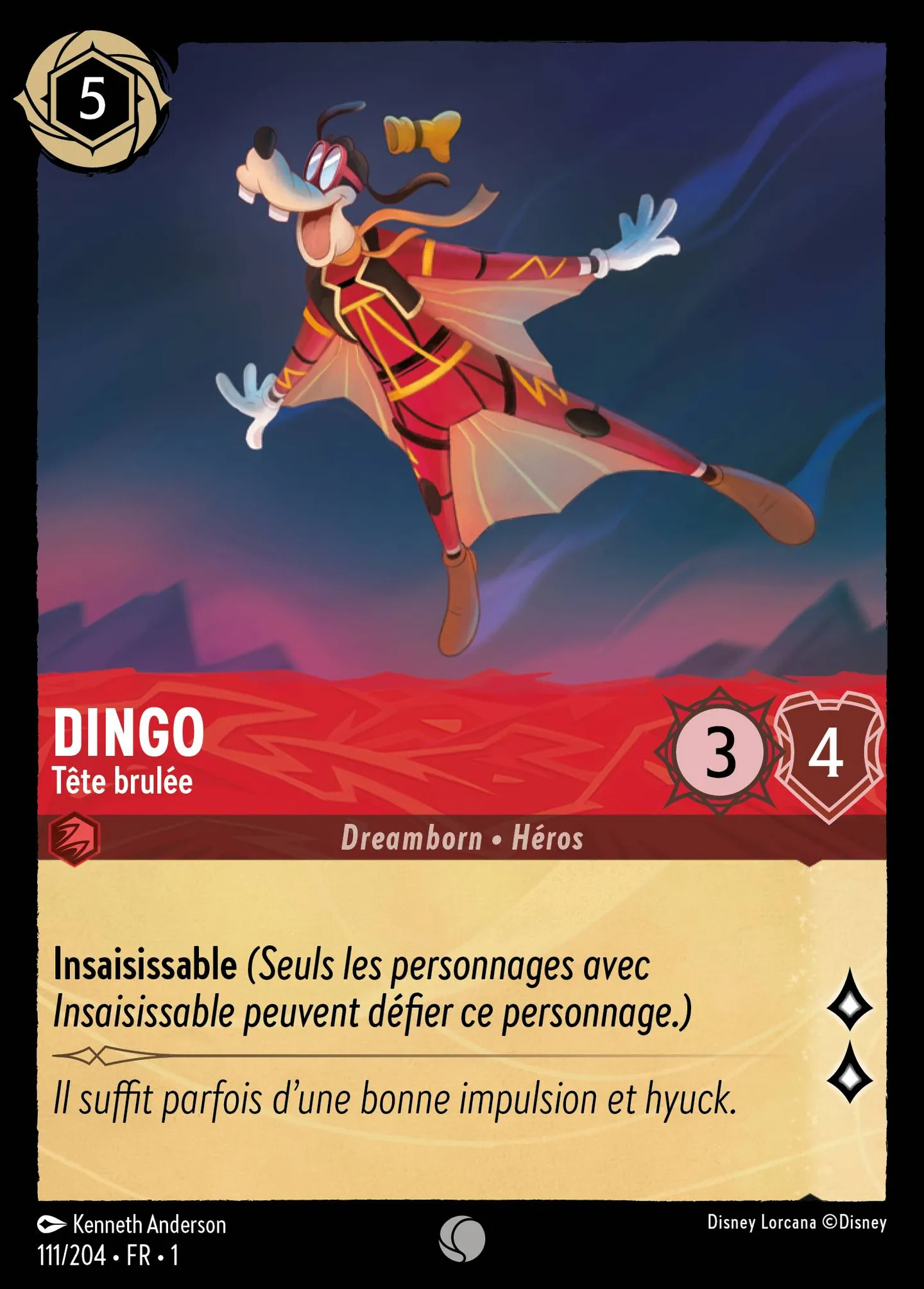 Dingo - Tête brulée — The First Chapter — Lorcana