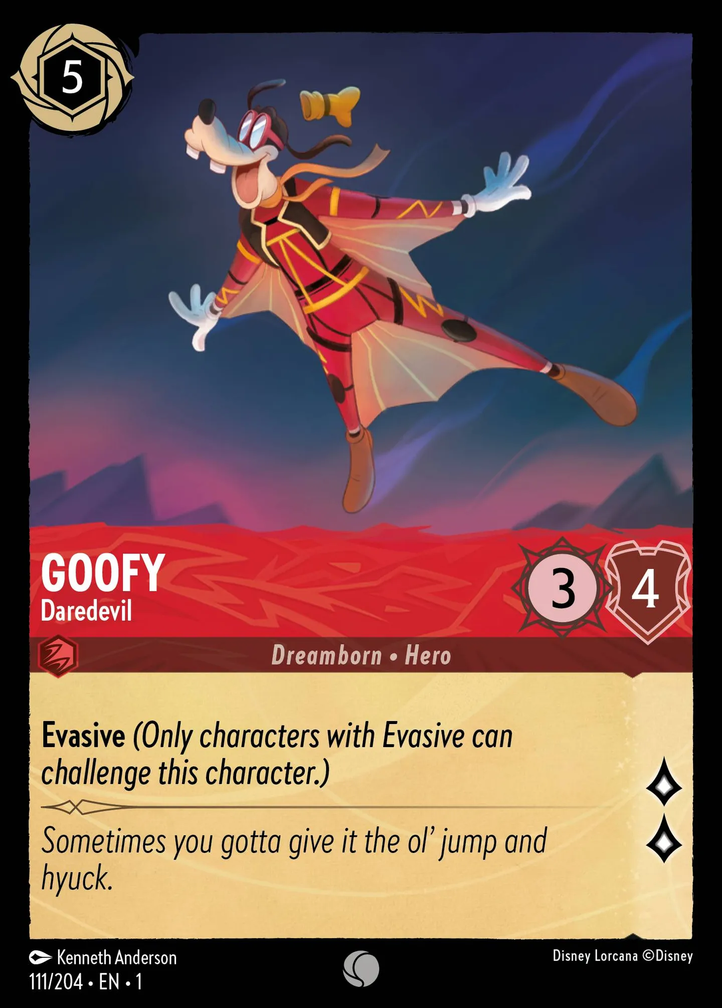 Goofy - Daredevil — The First Chapter — Lorcana