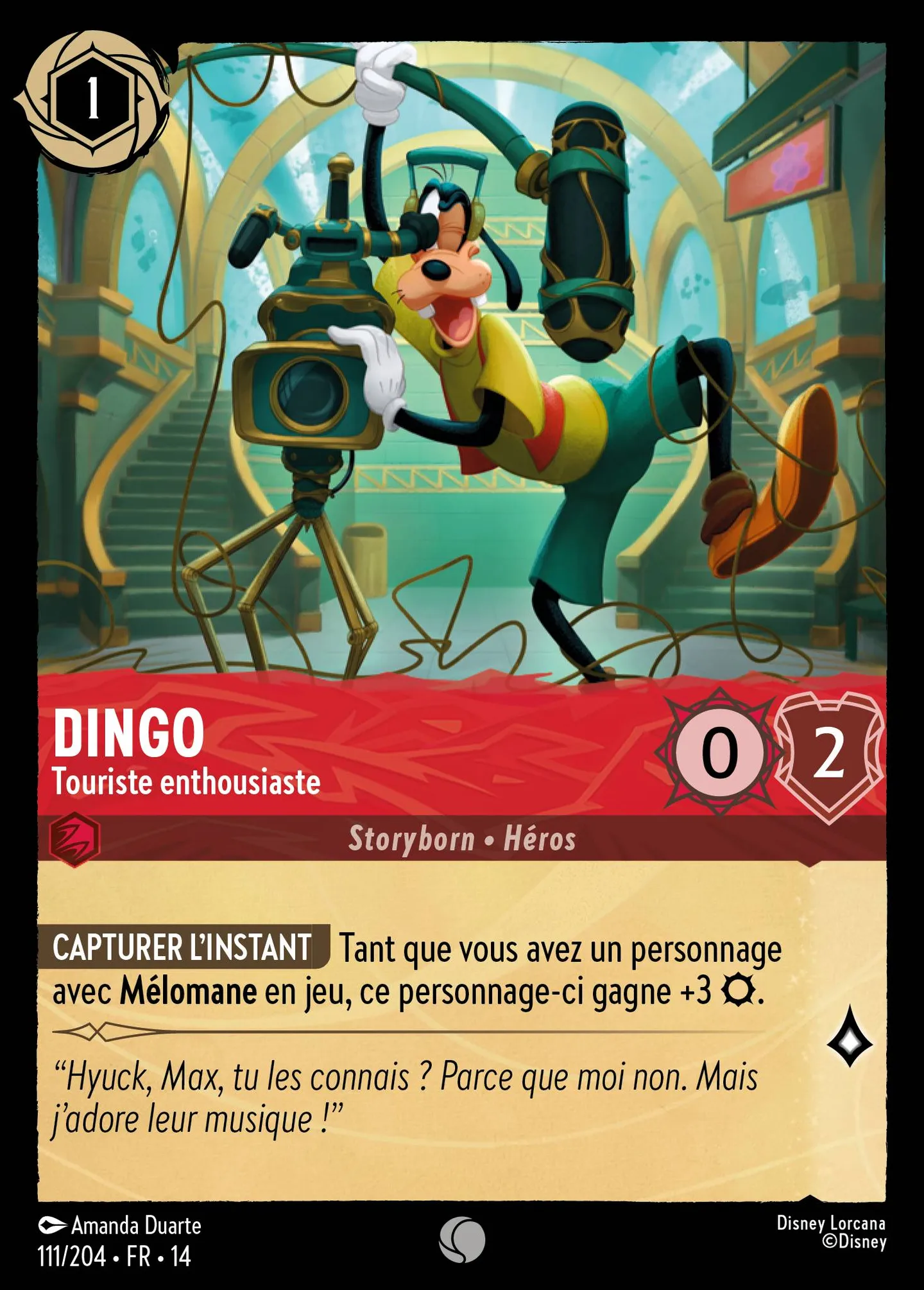 Dingo - Touriste enthousiaste — Hyperia City — Lorcana
