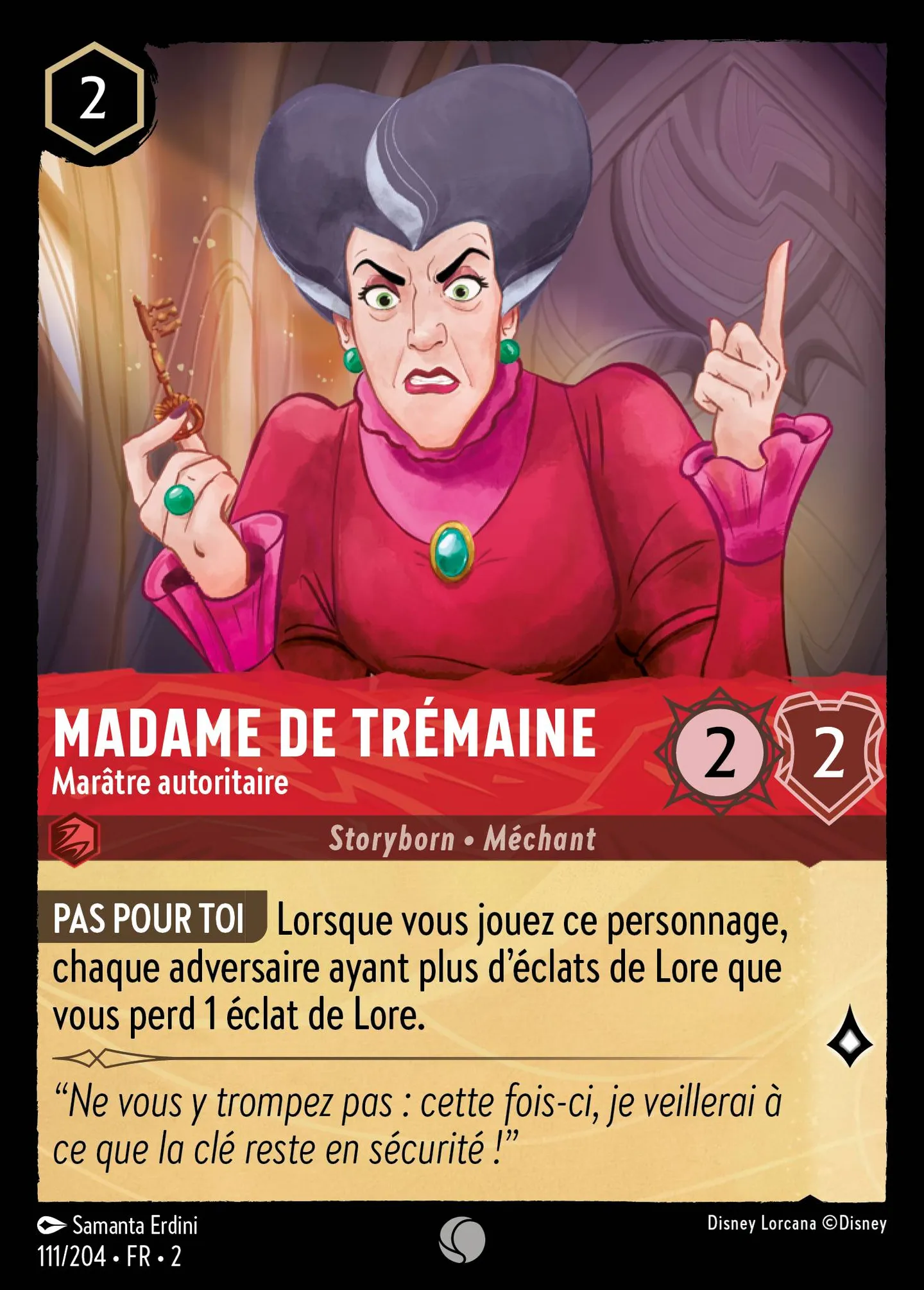 Madame de Trémaine - Marâtre autoritaire — Rise of the Floodborn — Lorcana