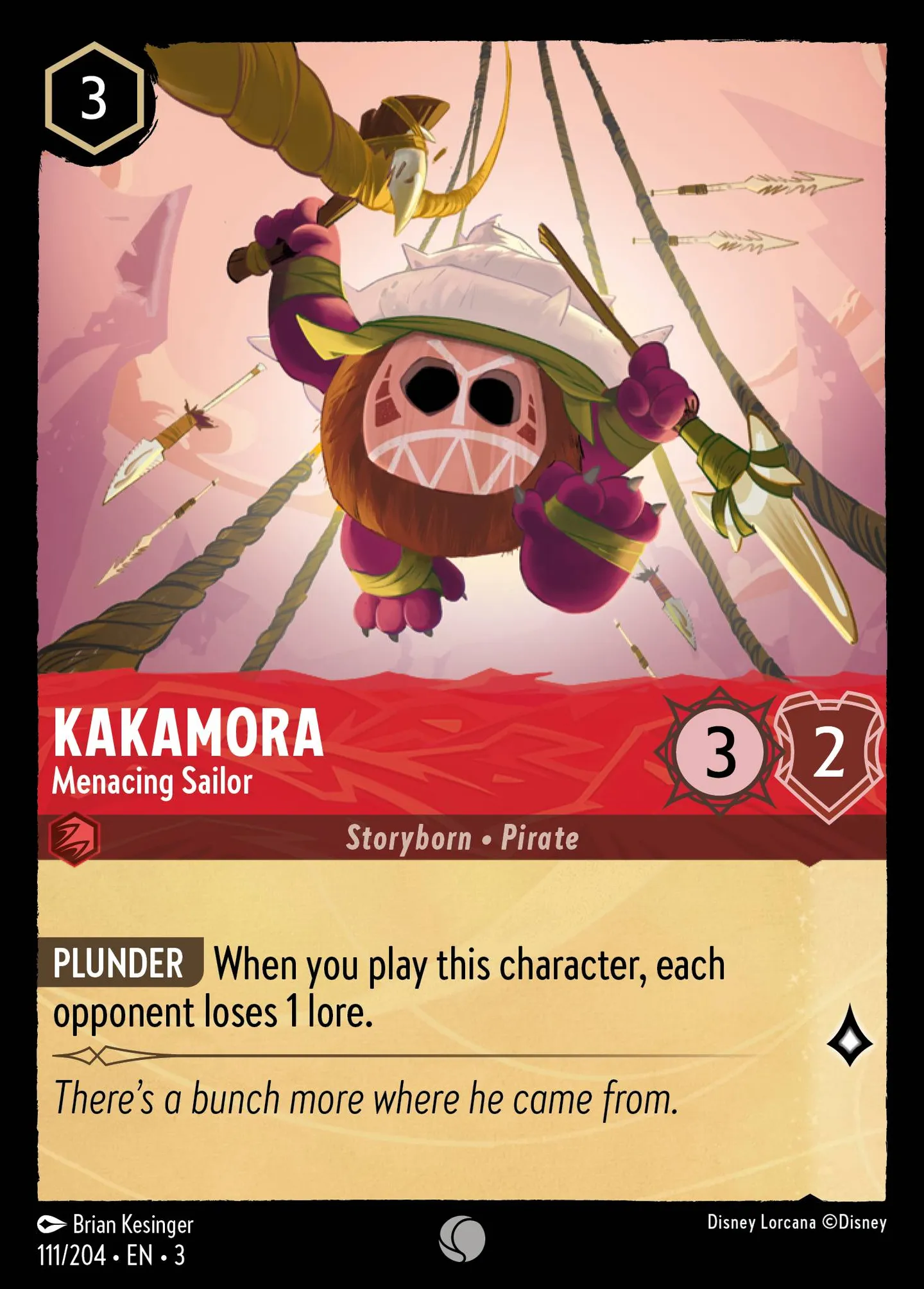 Kakamora - Marin menaçant — Into the Inklands — Lorcana