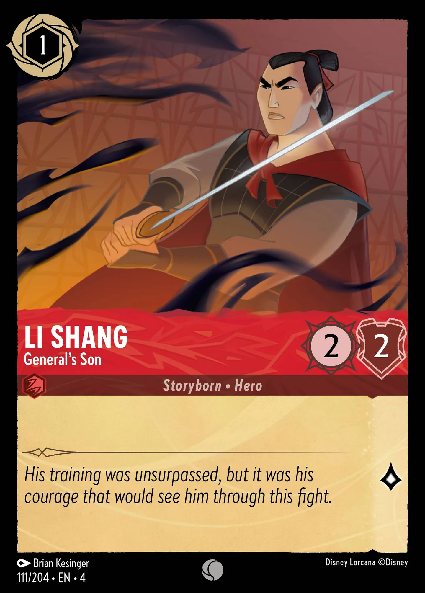 Li Shang - General's Son — Ursula's Return — Lorcana
