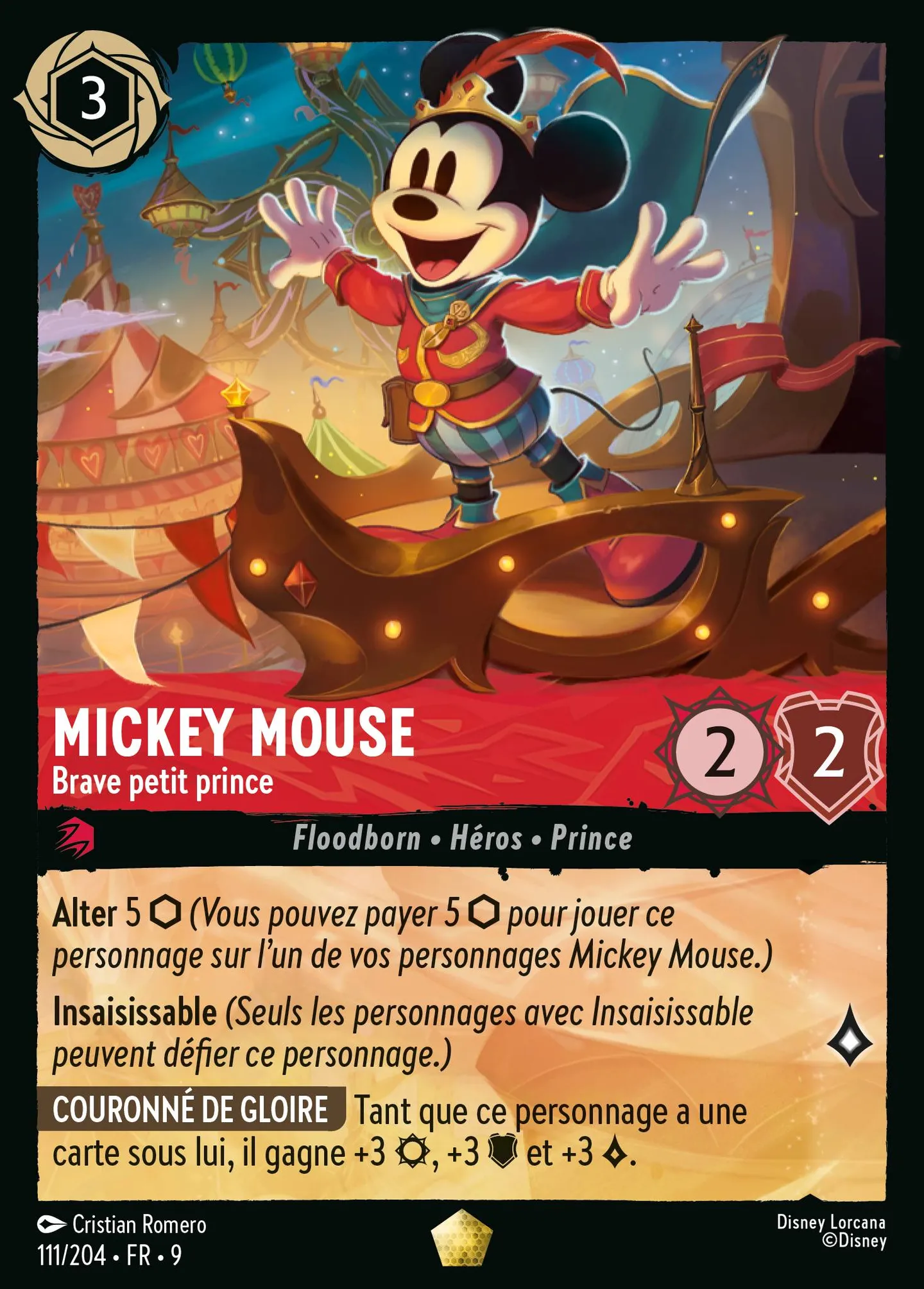 Mickey Mouse - Brave petit prince — Fabled — Lorcana