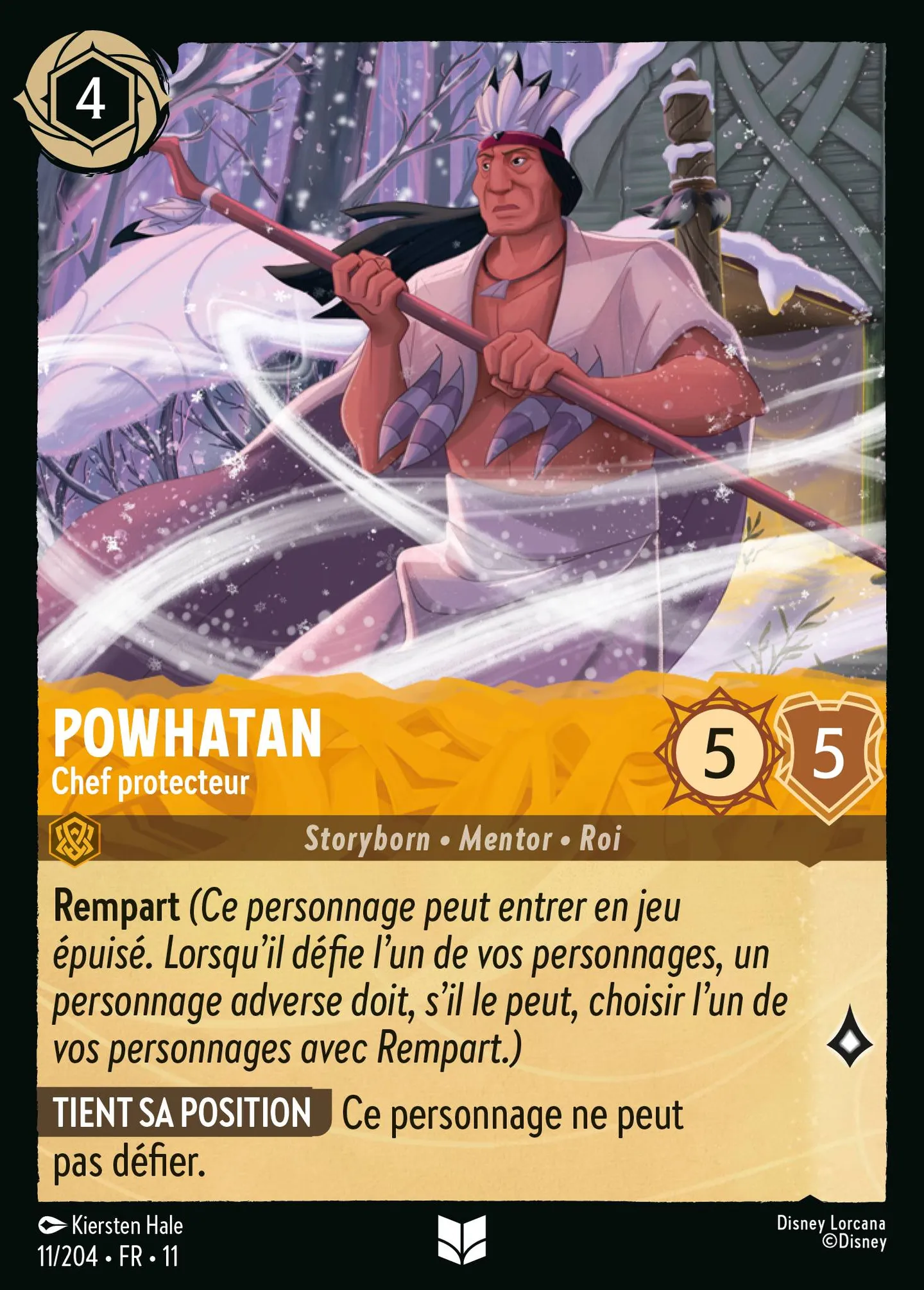 Powhatan - Chef protecteur — Winterspell — Lorcana