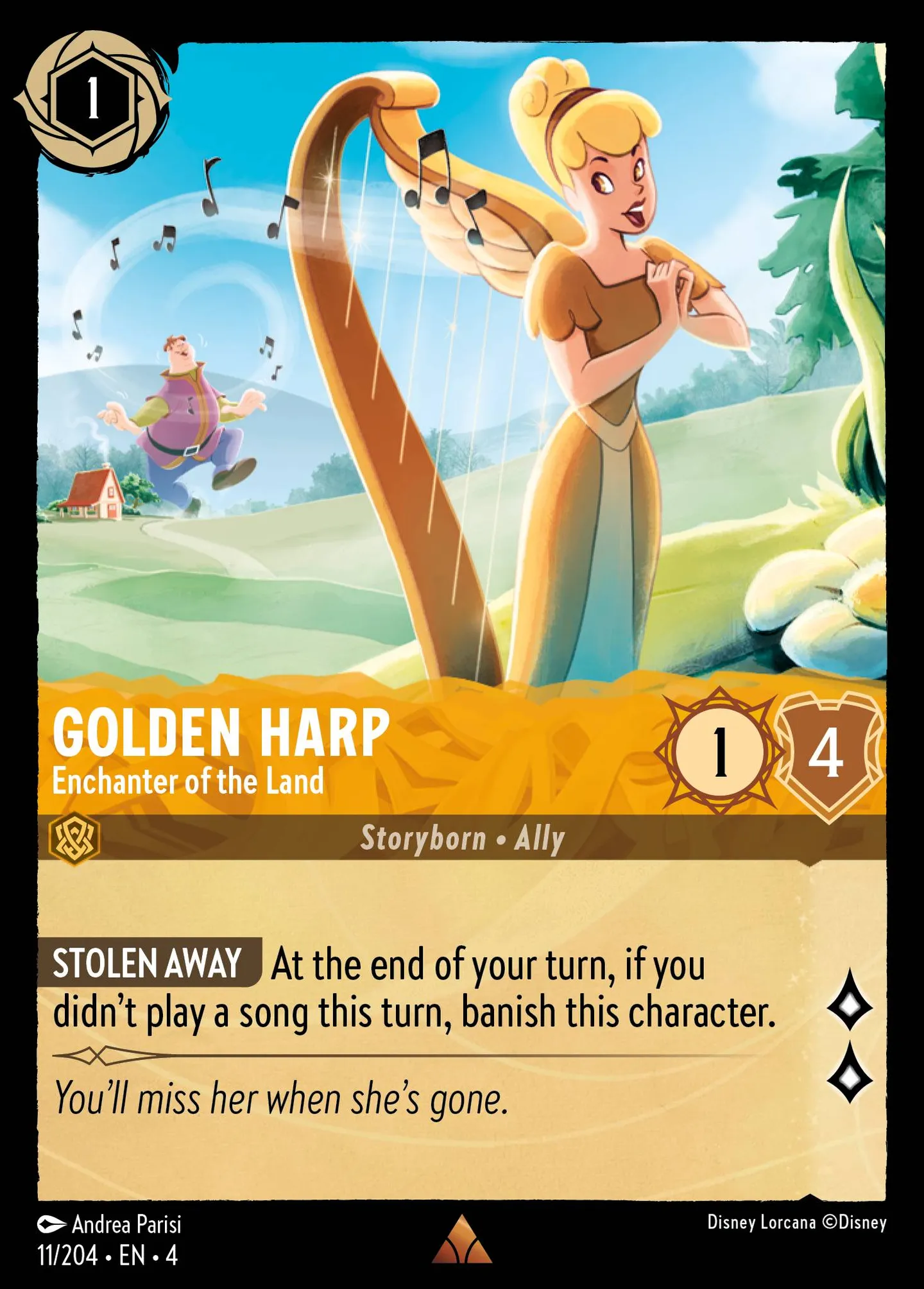 La Harpe Magique - Enchanteresse de la Vallée — Ursula's Return — Lorcana