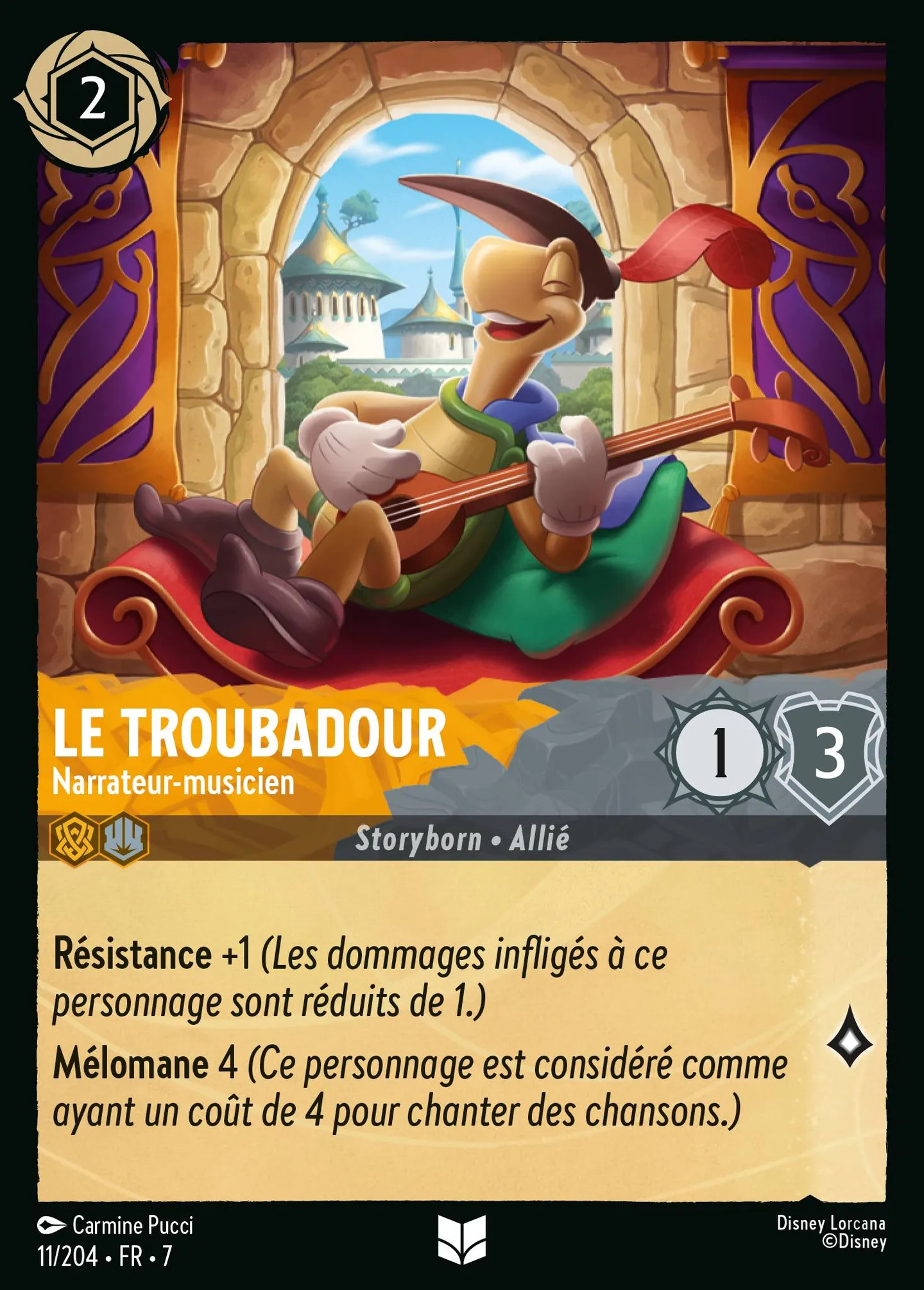 Le Troubadour - Narrateur-musicien — Archazia's Island — Lorcana