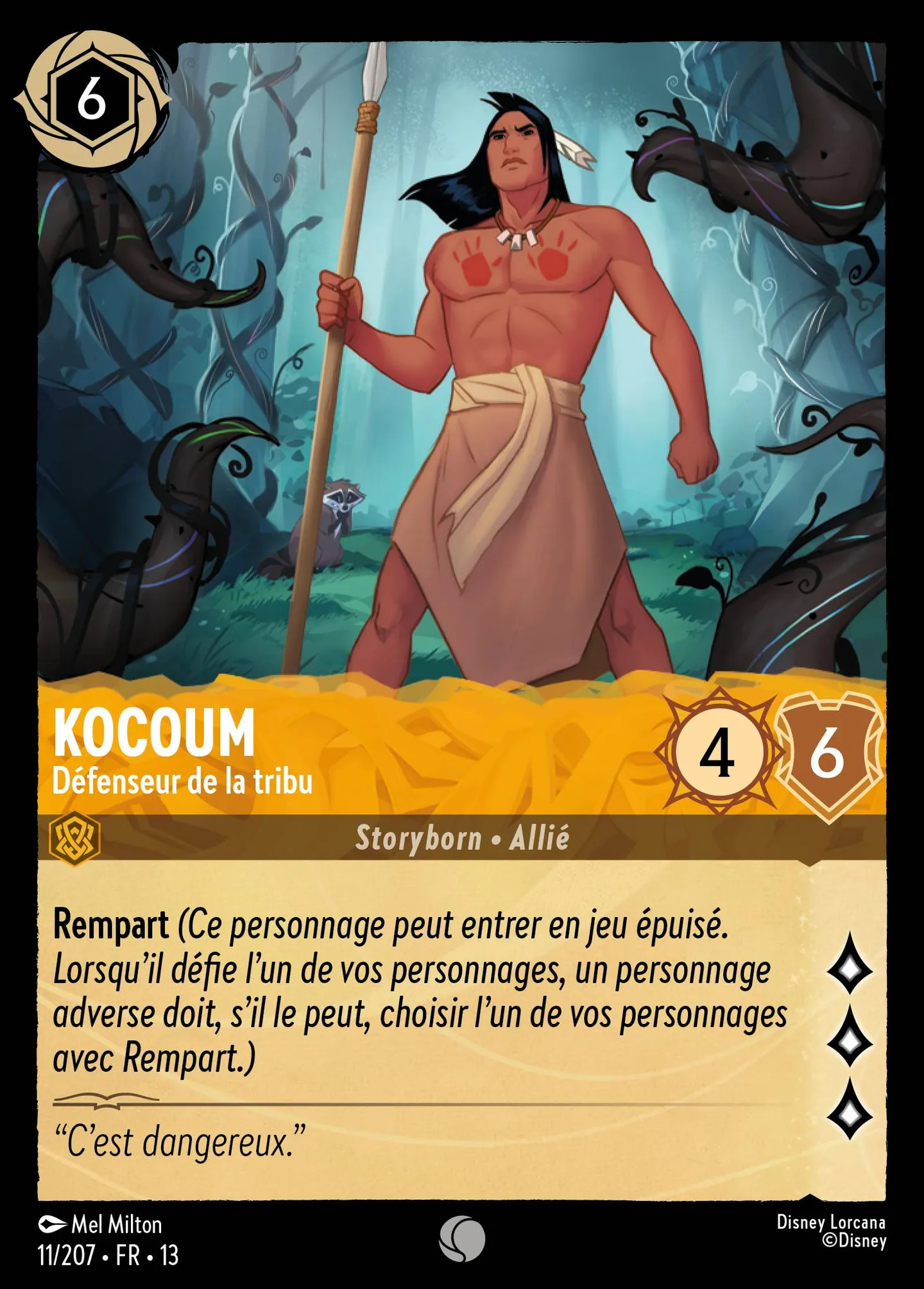 Kocoum - Défenseur de la tribu — Attack of the Vine! — Lorcana