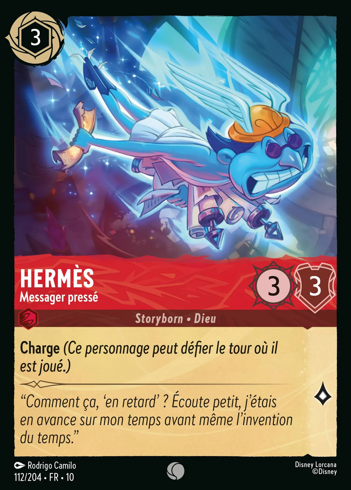Hermès - Messager pressé — Whispers in the Well — Lorcana
