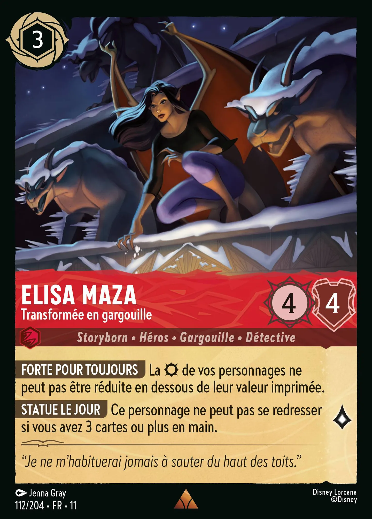 Elisa Maza - Transformée en gargouille — Winterspell — Lorcana