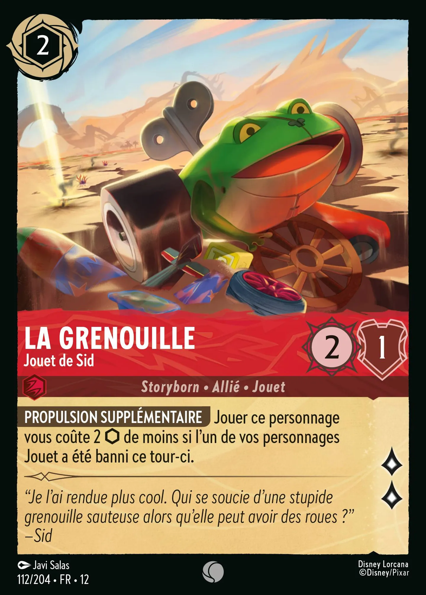 La grenouille - Jouet de Sid — Wilds Unknown — Lorcana