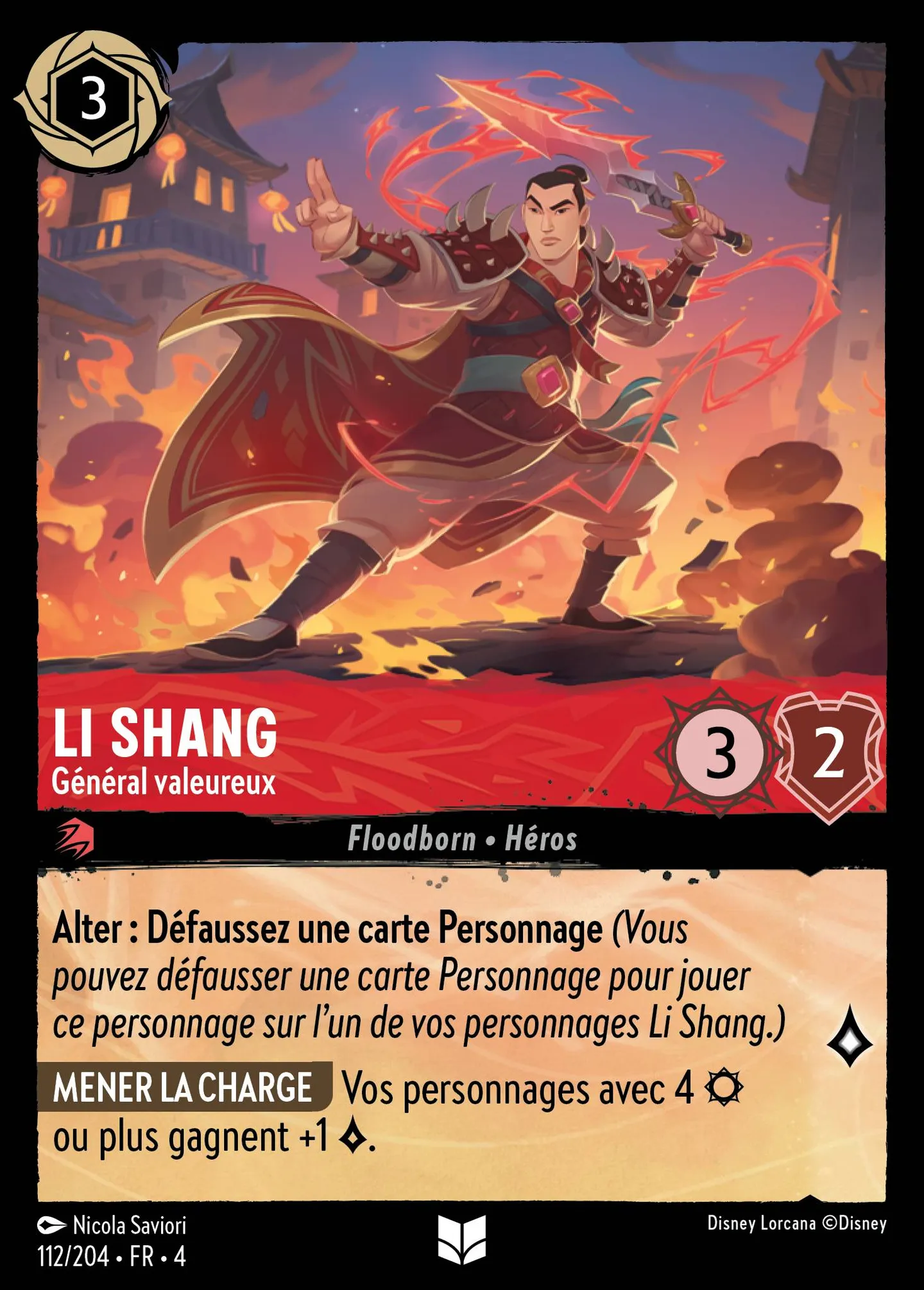 Li Shang - Général valeureux — Ursula's Return — Lorcana