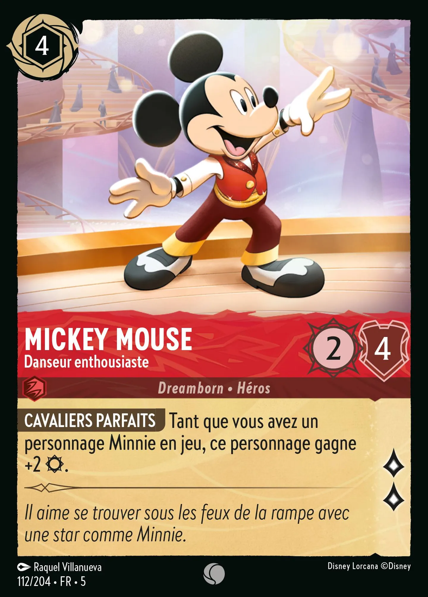 Mickey Mouse - Danseur enthousiaste — Shimmering Skies — Lorcana