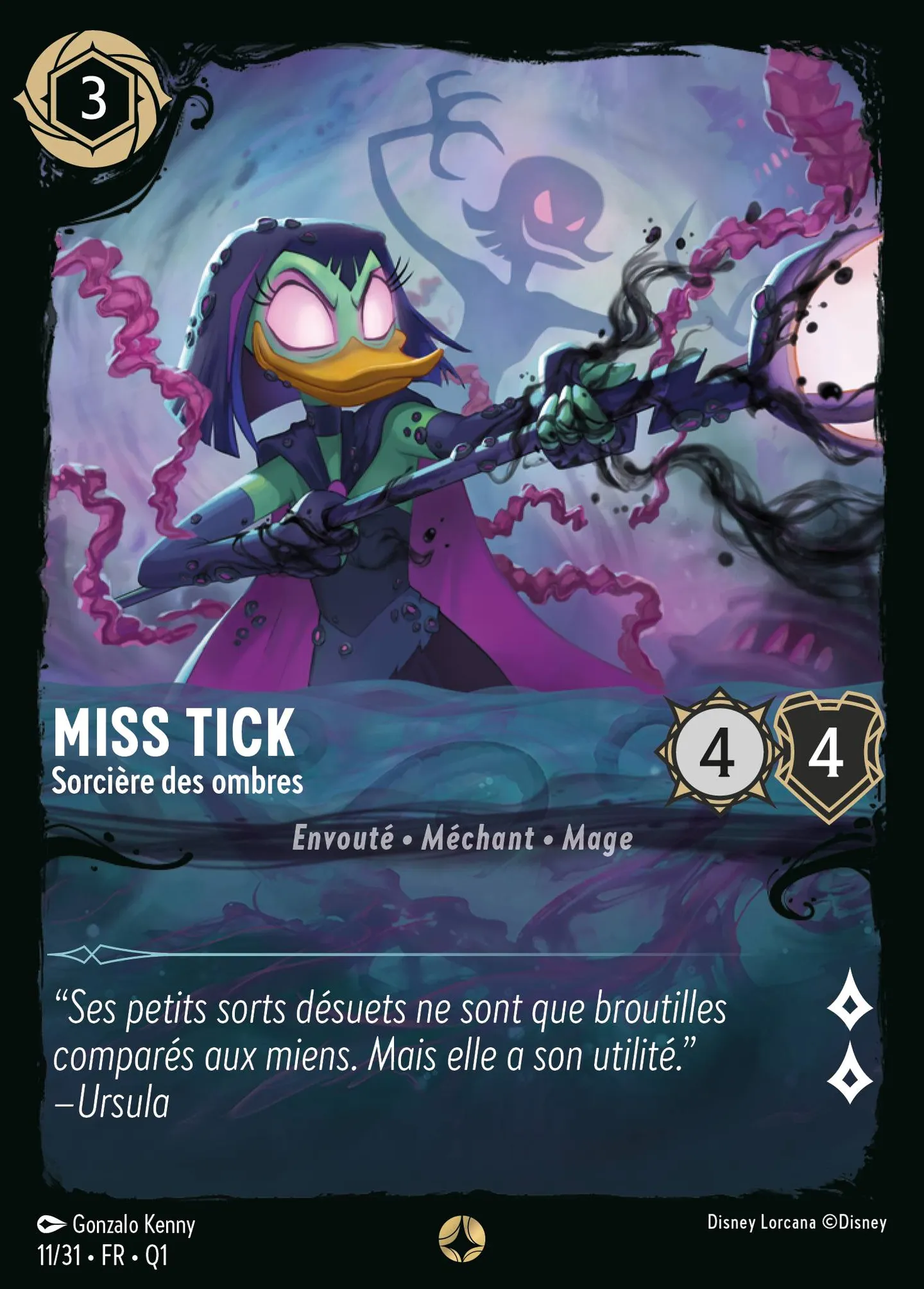 Miss Tick - Sorcière des ombres — Illumineer's Quest: Deep Trouble — Lorcana