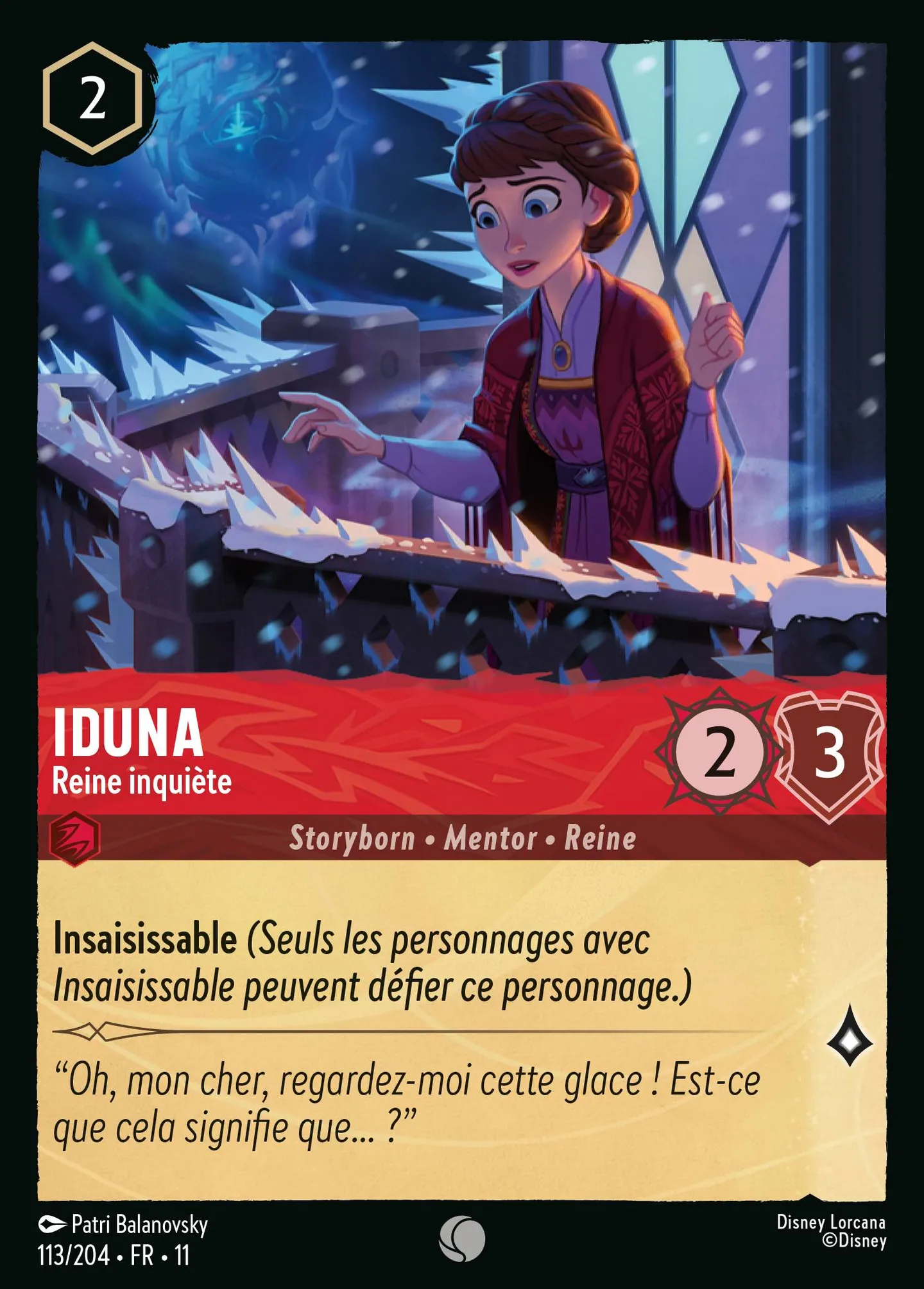 Iduna - Reine inquiète — Winterspell — Lorcana