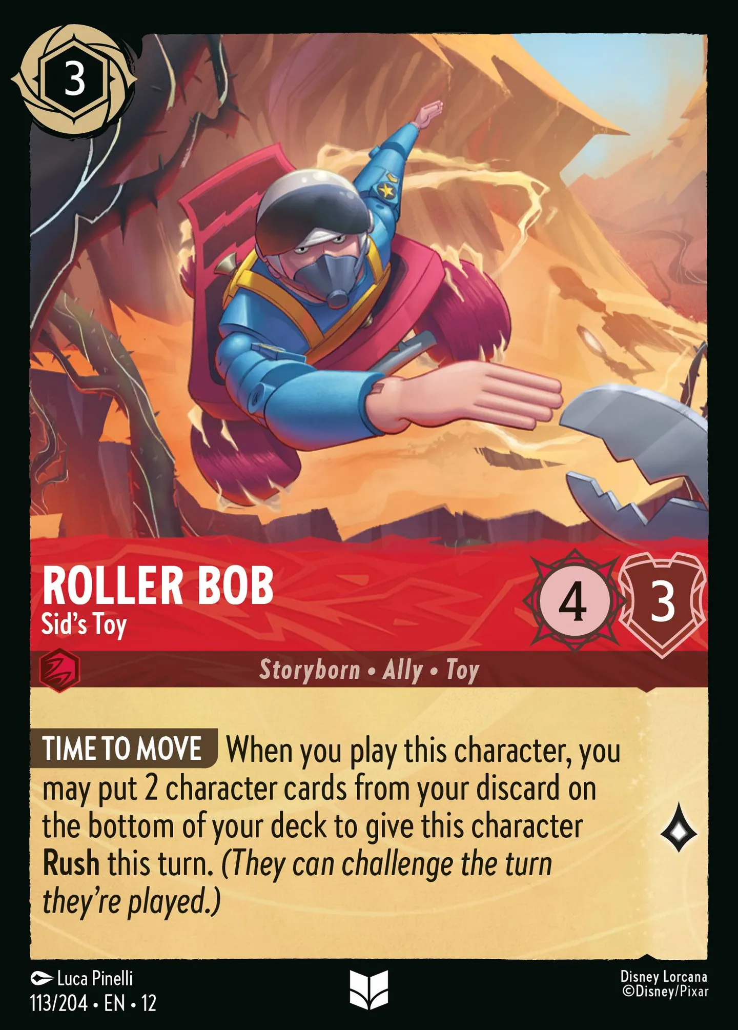 Roller Bob - Sid's Toy — Wilds Unknown — Lorcana
