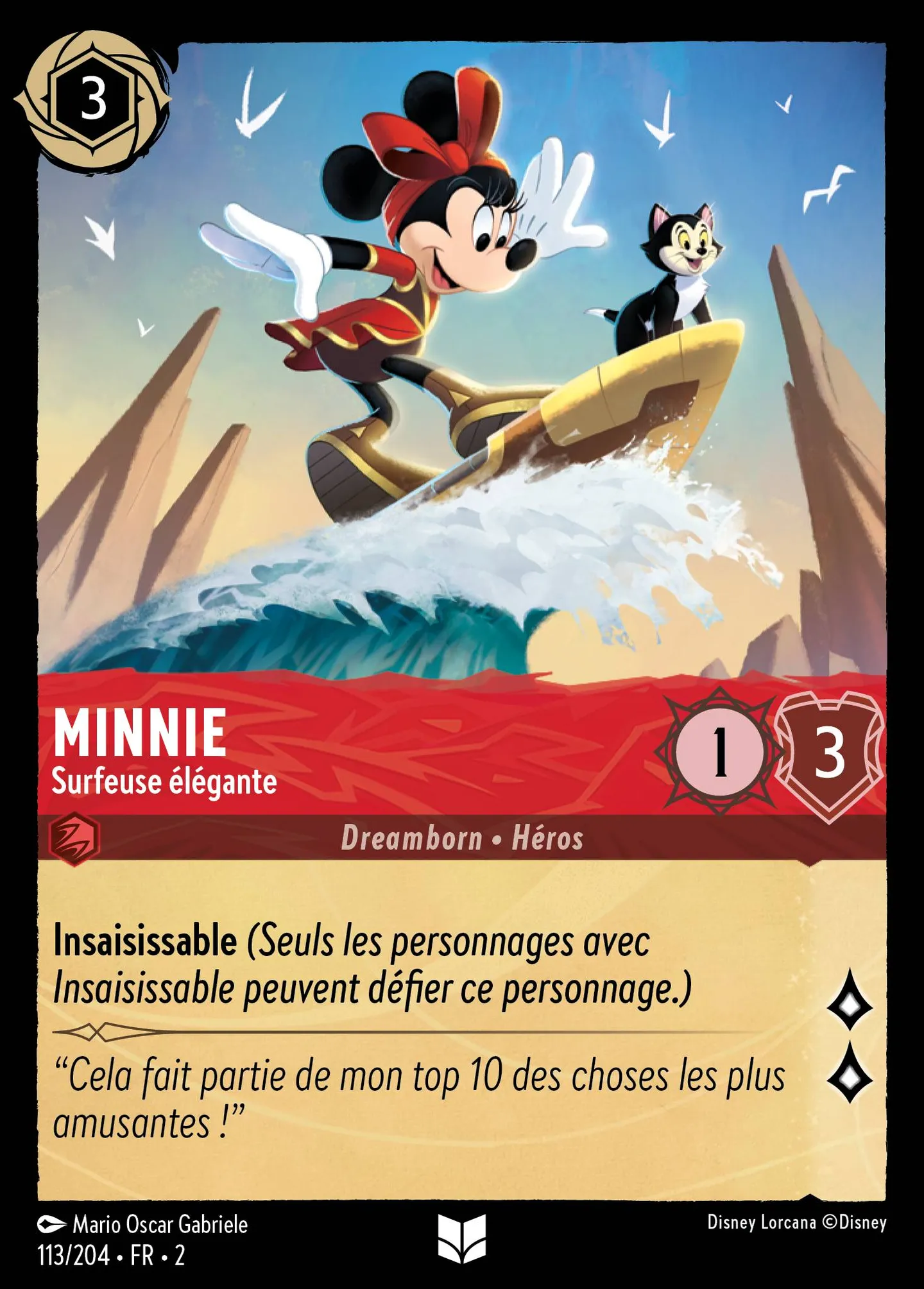 Minnie - Surfeuse élégante — Rise of the Floodborn — Lorcana
