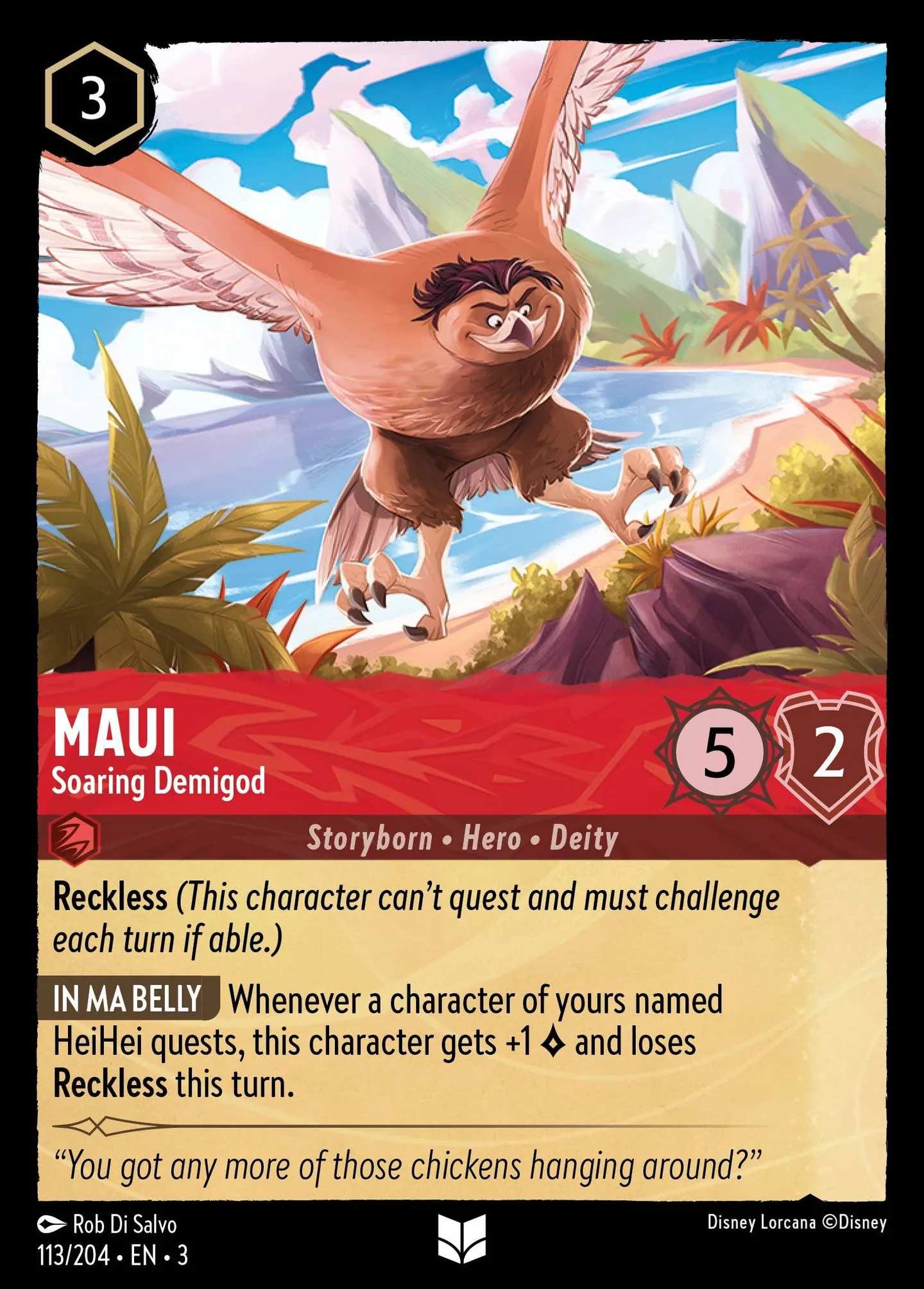 Maui - Demi-dieu planant — Into the Inklands — Lorcana