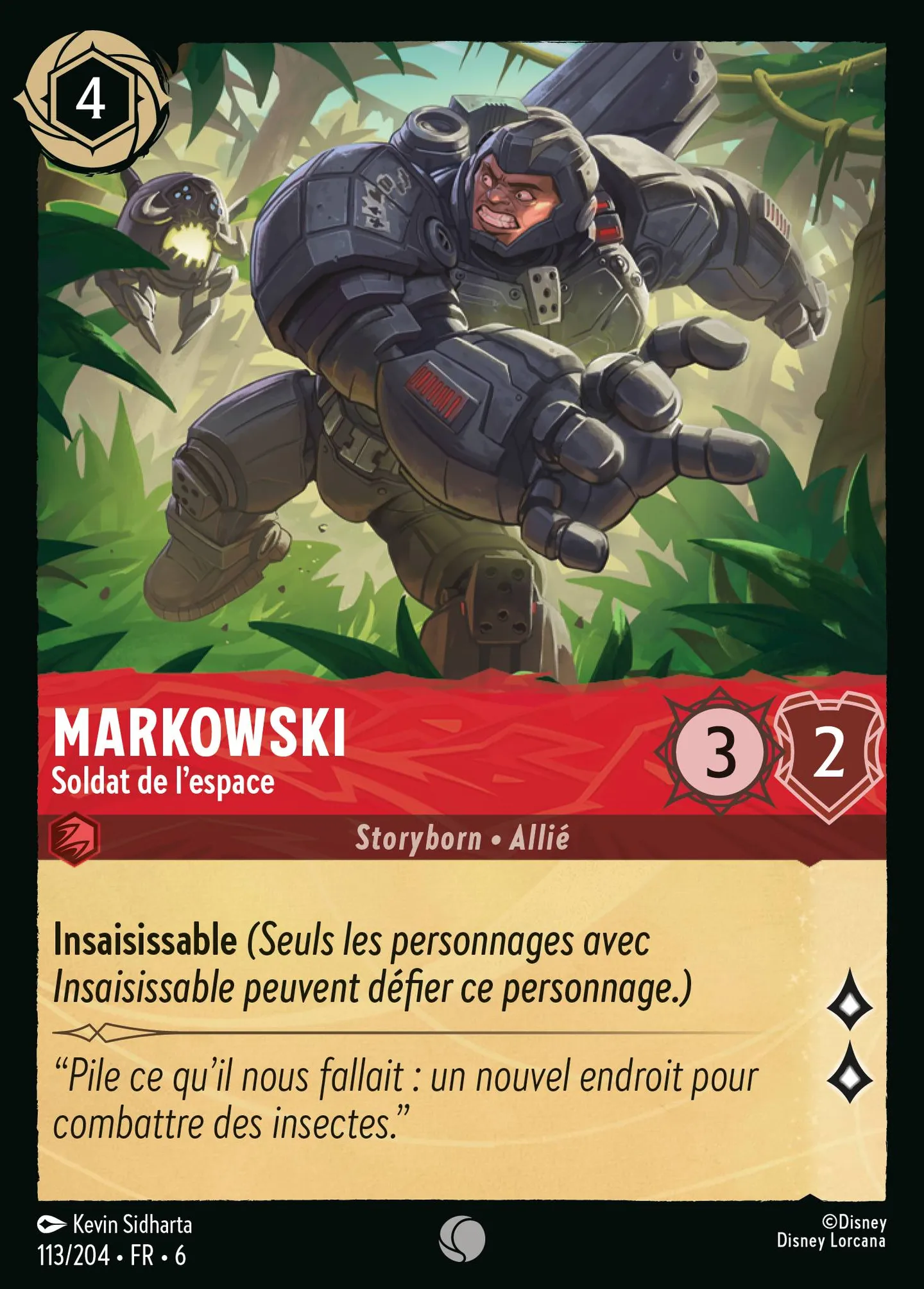 Markowski - Soldat de l'espace — Azurite Sea — Lorcana