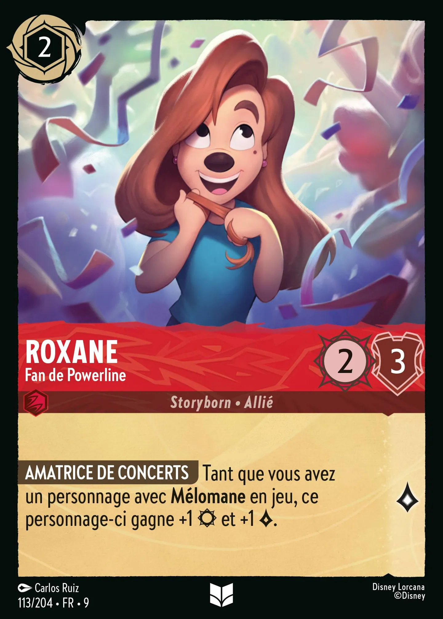 Roxane - Fan de Powerline — Fabled — Lorcana