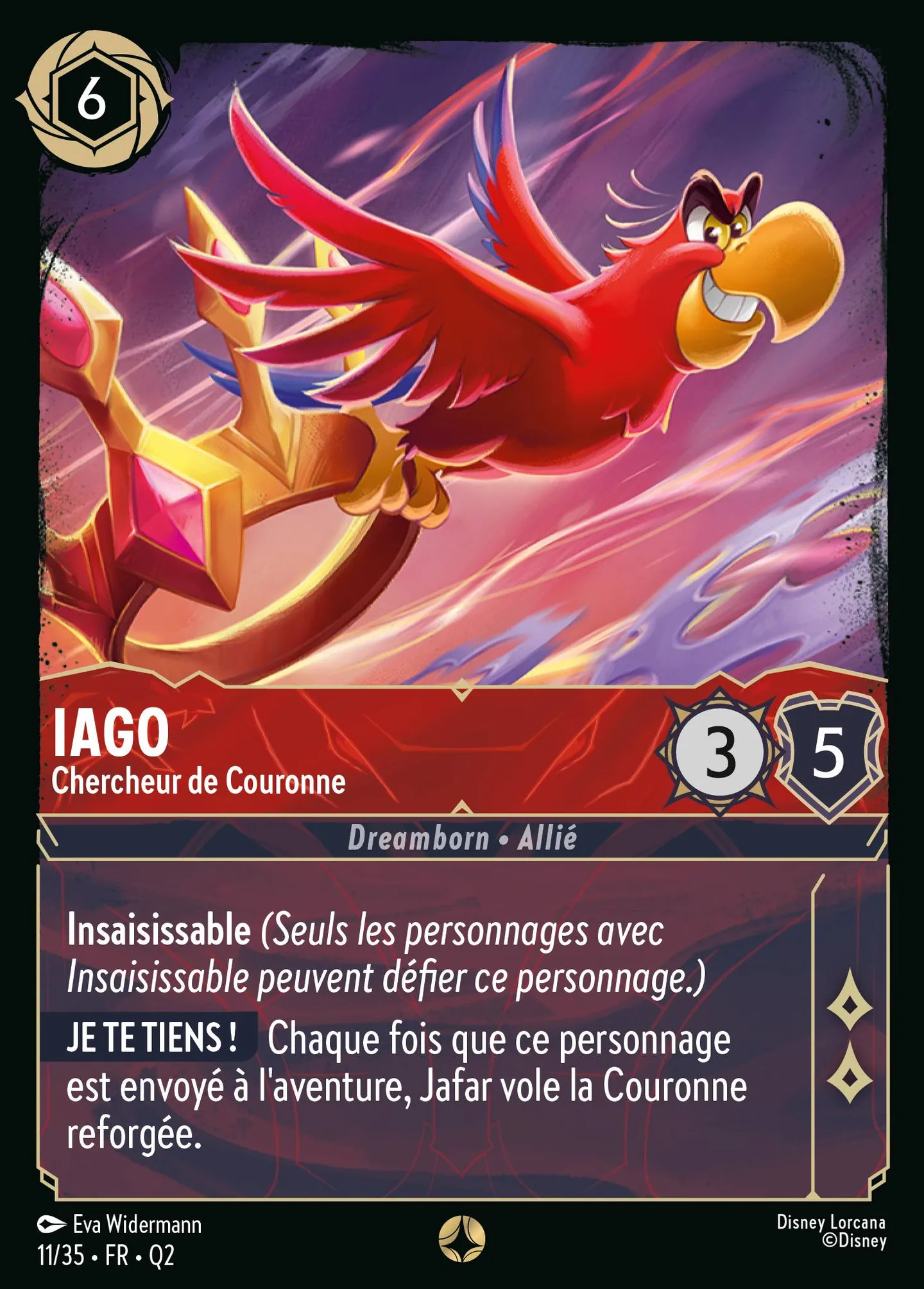 Iago - Chercheur de Couronne — Illumineer's Quest: Palace Heist — Lorcana