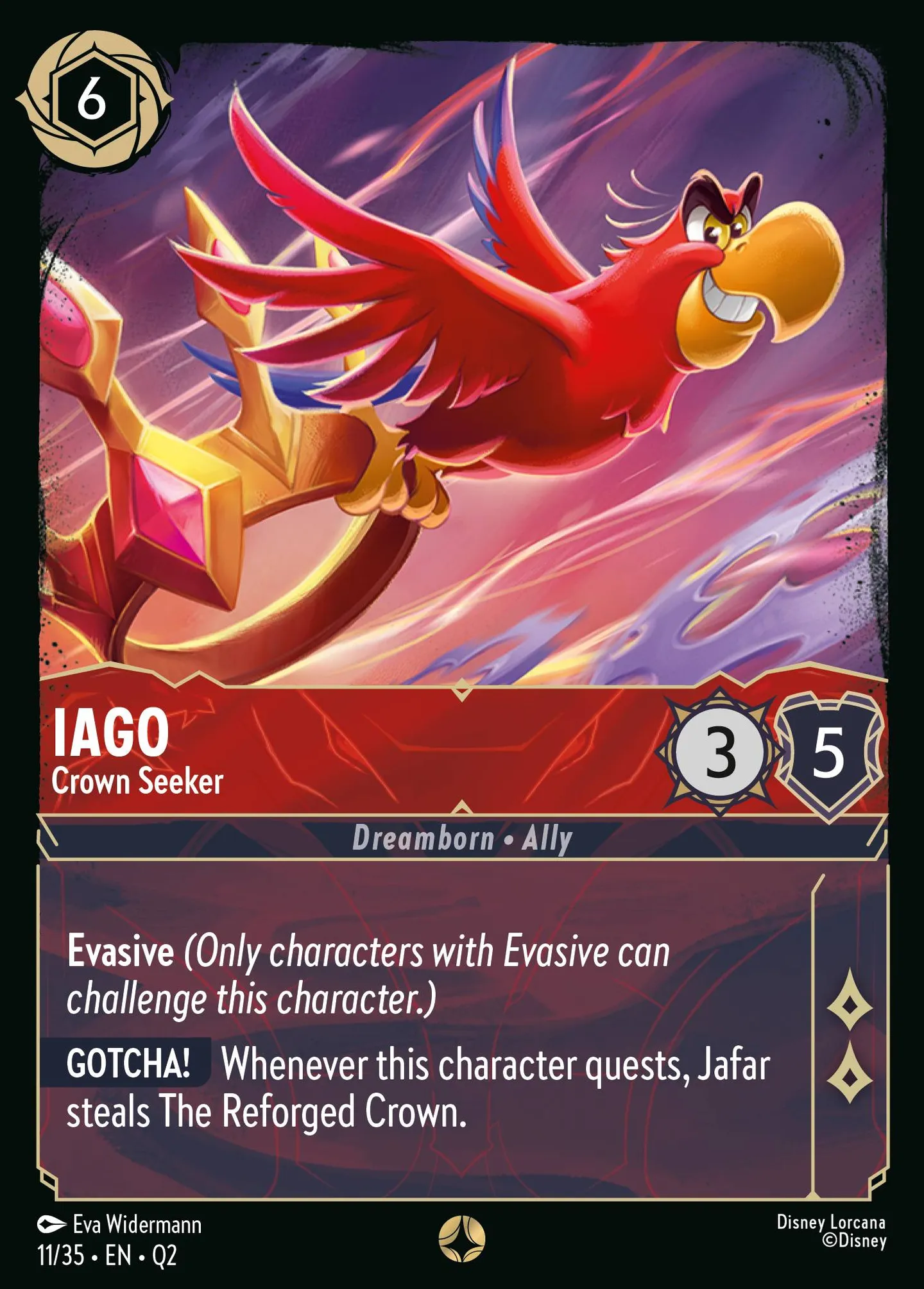 Iago - Crown Seeker — Illumineer's Quest: Palace Heist — Lorcana