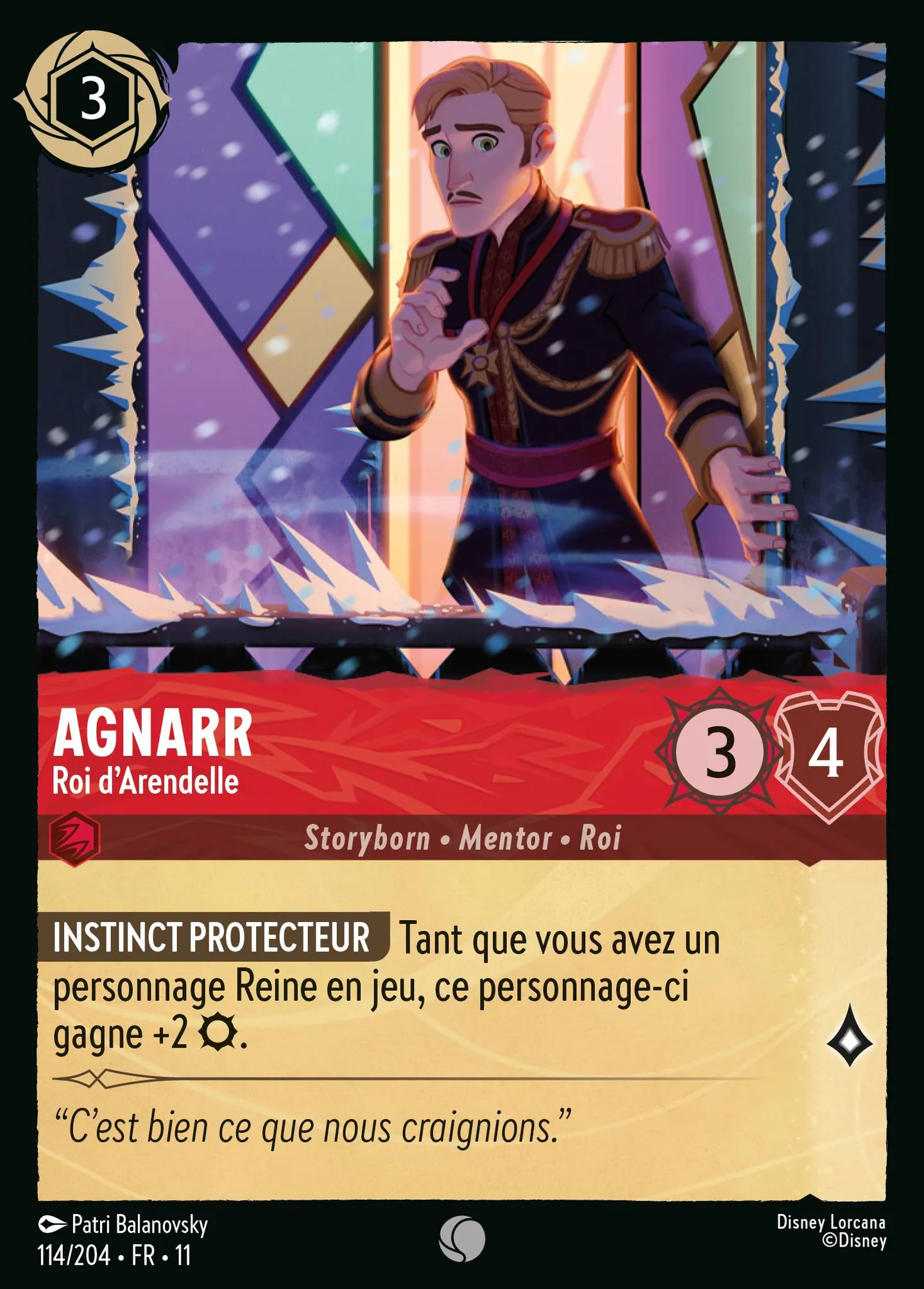 Agnarr - Roi d'Arendelle — Winterspell — Lorcana