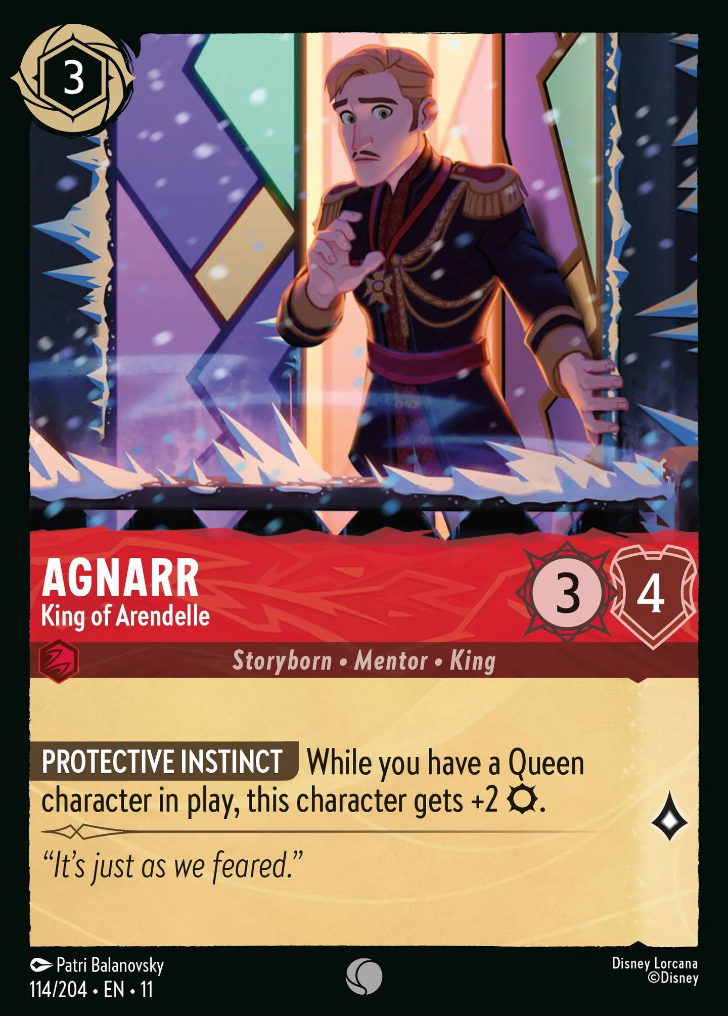 Agnarr - King of Arendelle — Winterspell — Lorcana