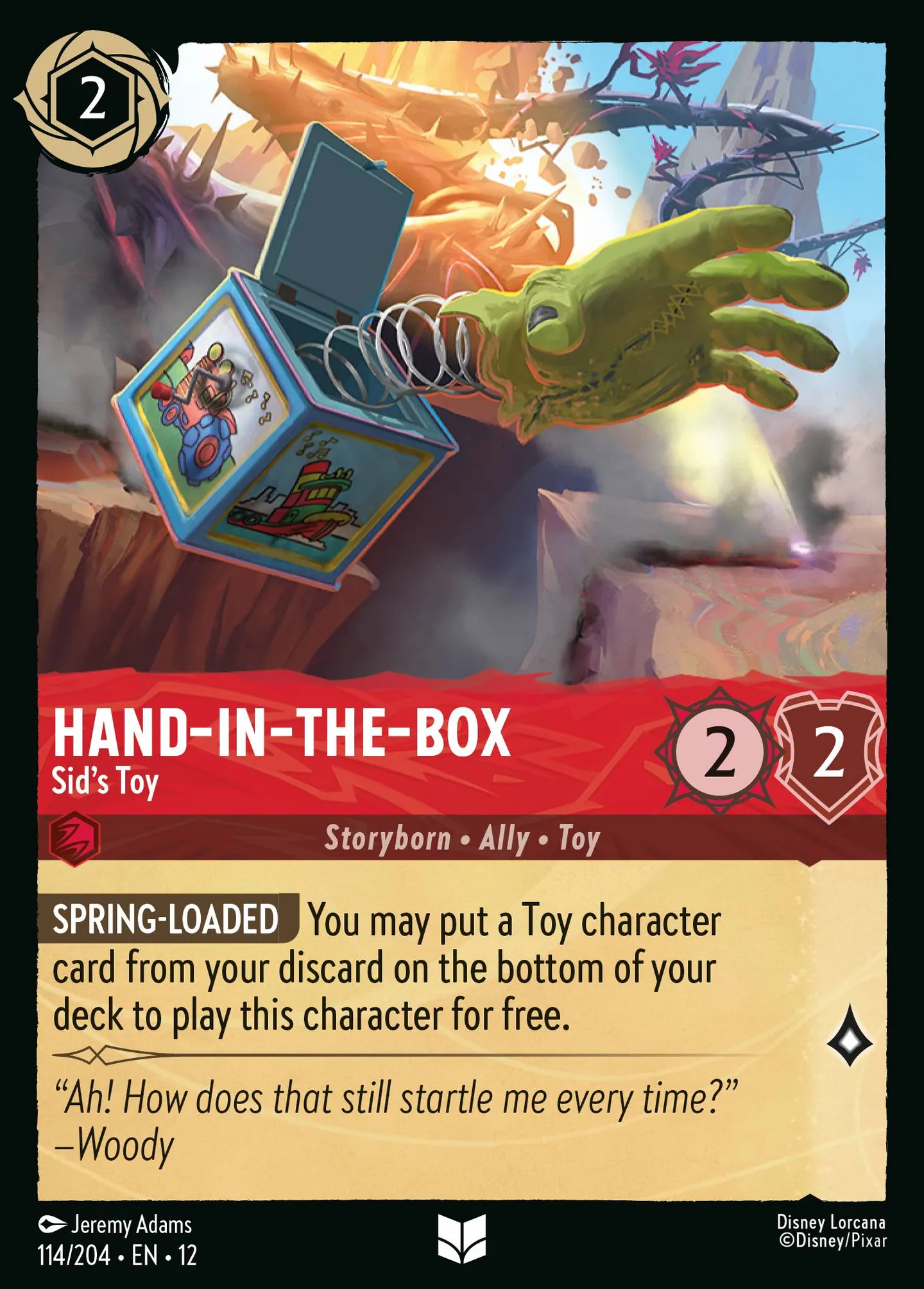 Hand-in-the-Box - Sid's Toy — Wilds Unknown — Lorcana