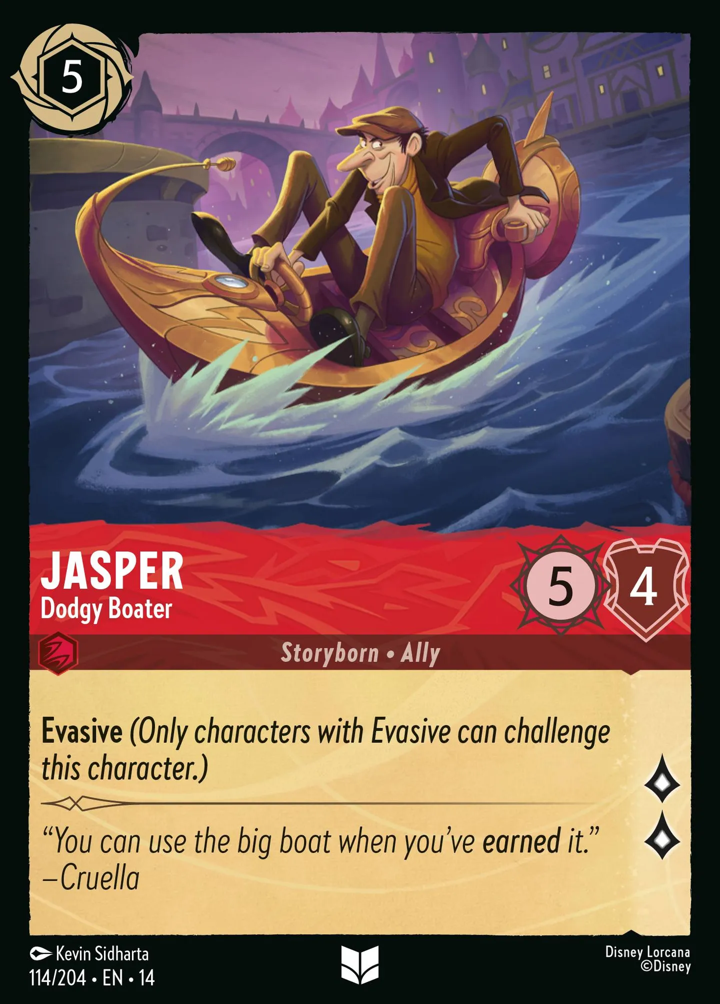 Jasper - Dodgy Boater — Hyperia City — Lorcana