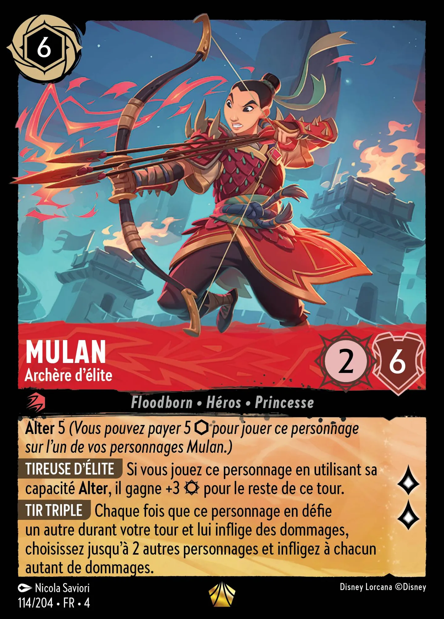 Mulan - Archère d'élite — Ursula's Return — Lorcana