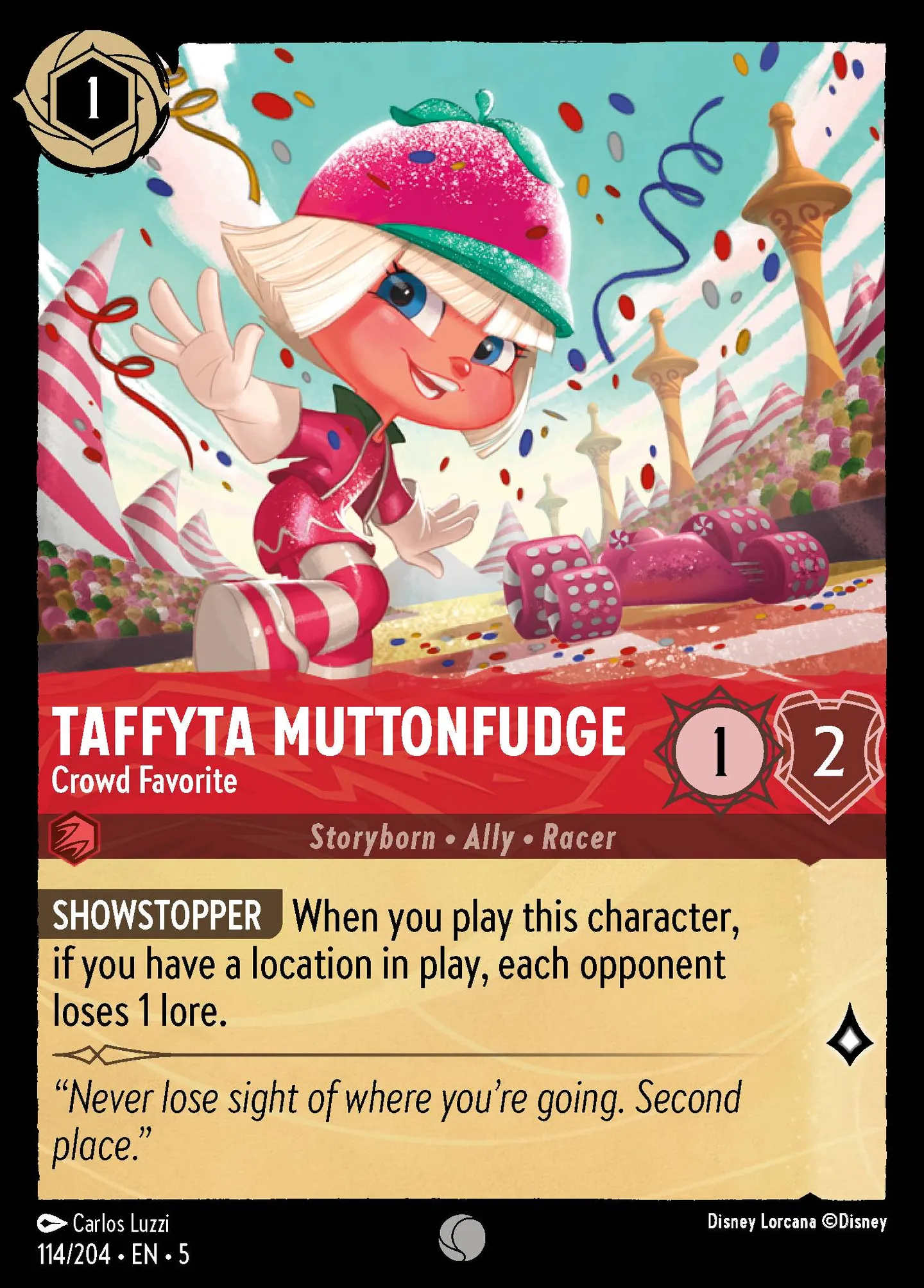 Taffyta Crème Brûlée - La préférée du public — Shimmering Skies — Lorcana