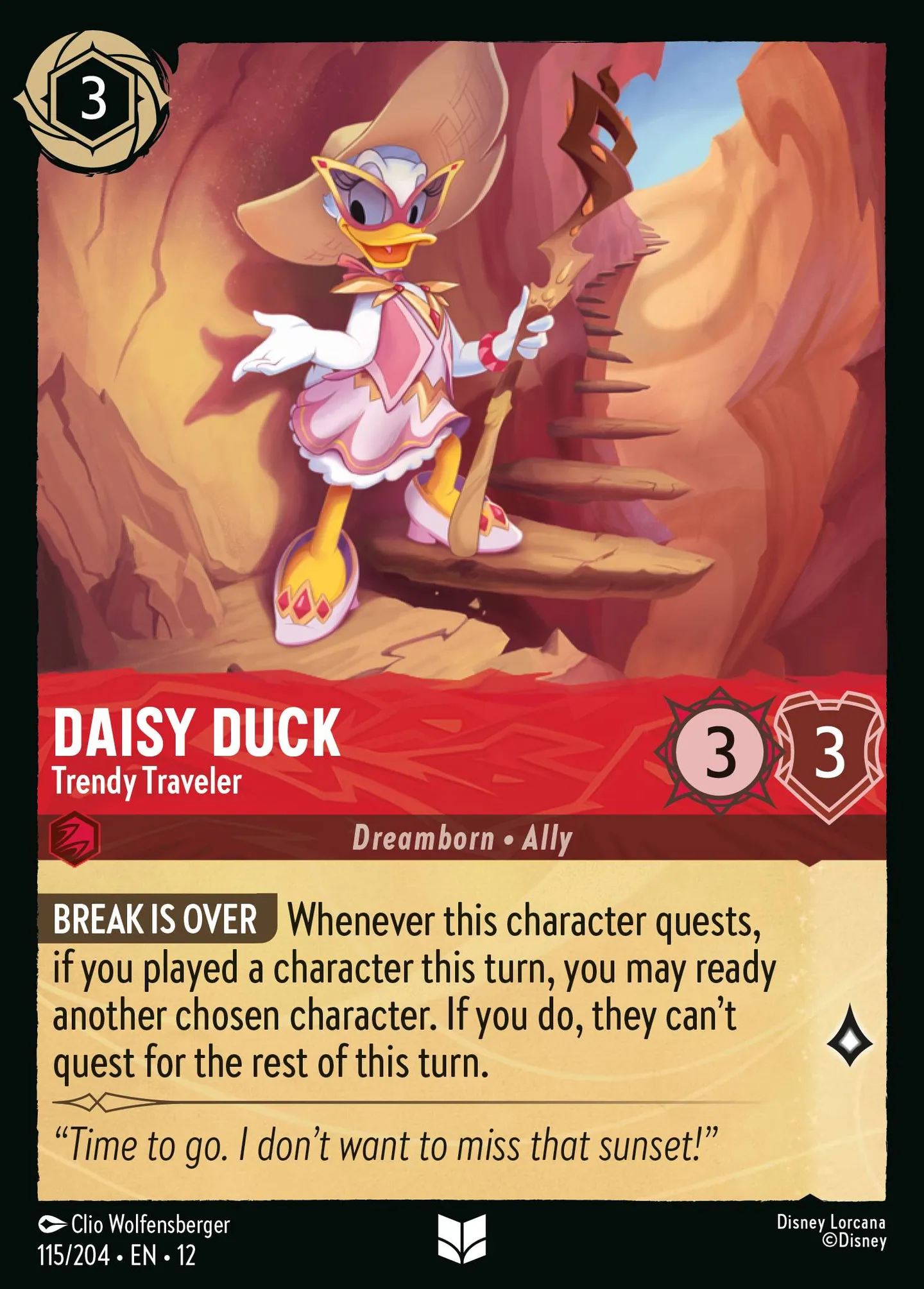 Daisy Duck - Trendy Traveler — Wilds Unknown — Lorcana