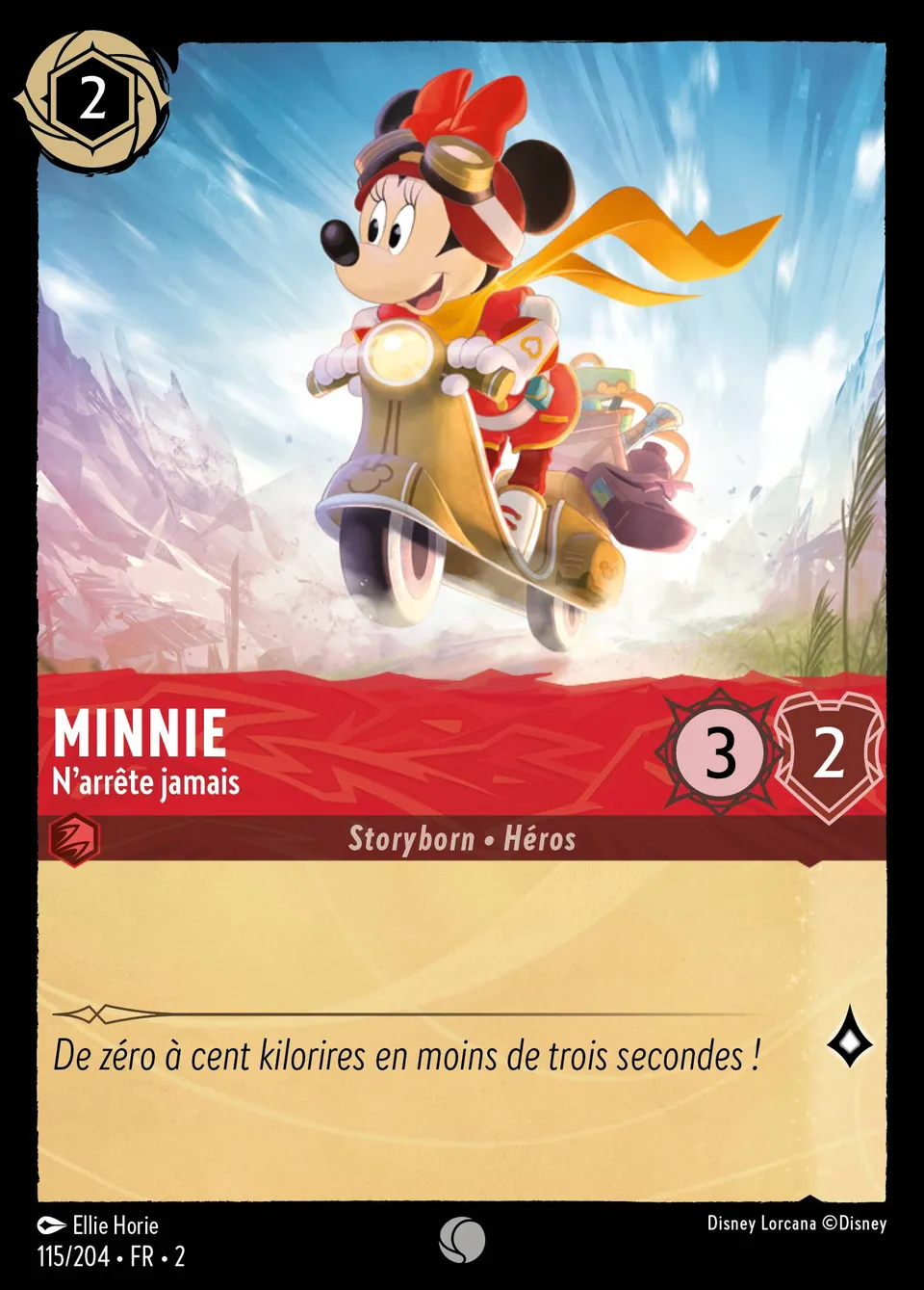 Minnie - N'arrête jamais from Rise of the Floodborn - Lorcana