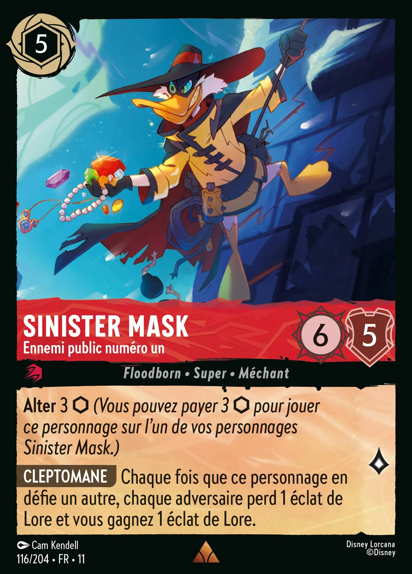 Sinister Mask - Ennemi public numéro un — Winterspell — Lorcana