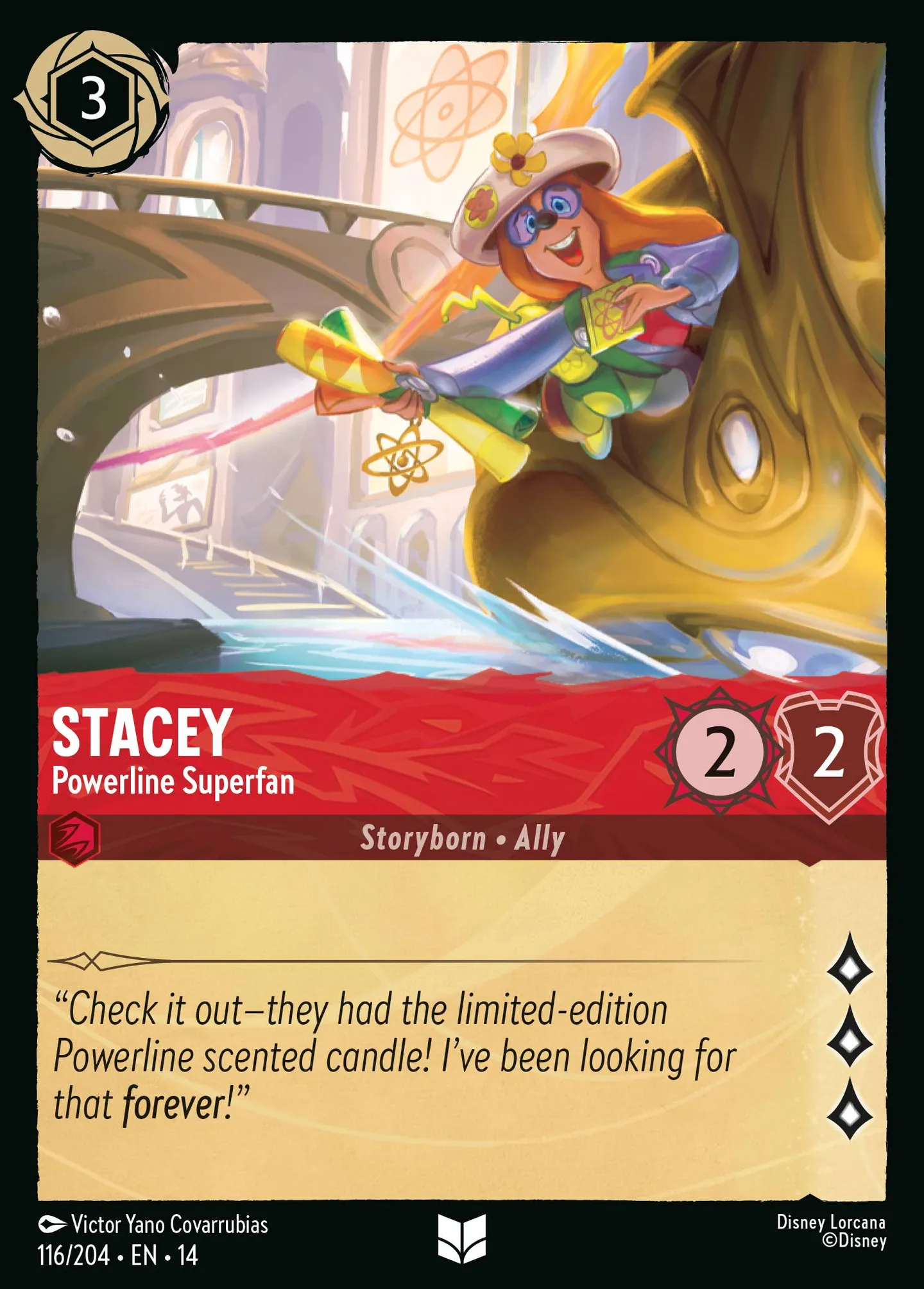 Stacey - Powerline Superfan — Hyperia City — Lorcana