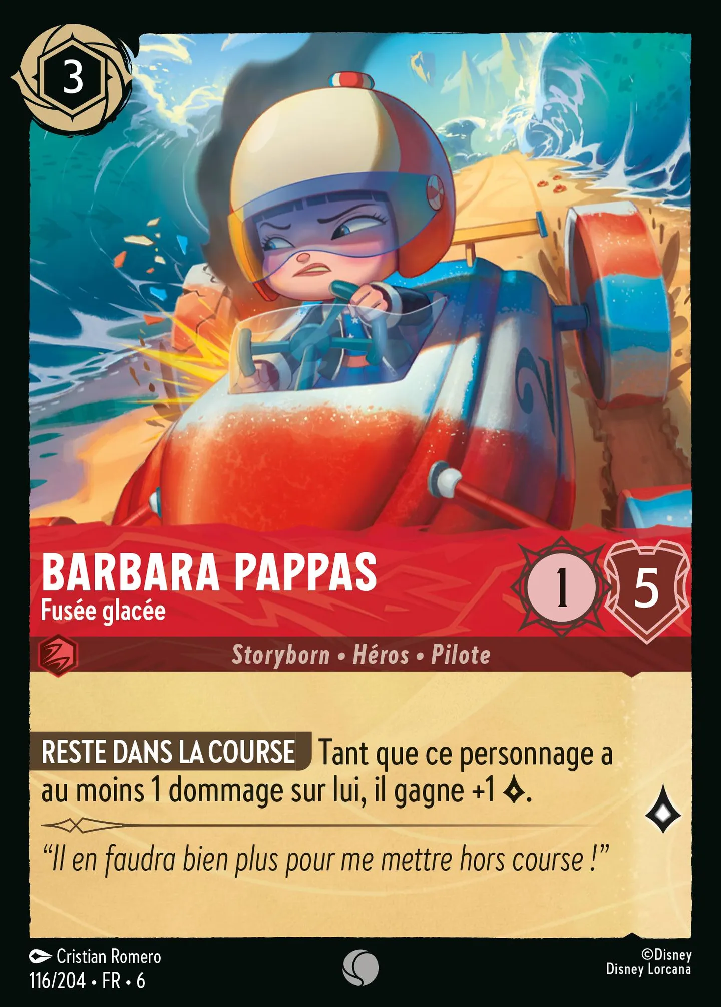 Barbara Pappas - Fusée glacée — Azurite Sea — Lorcana
