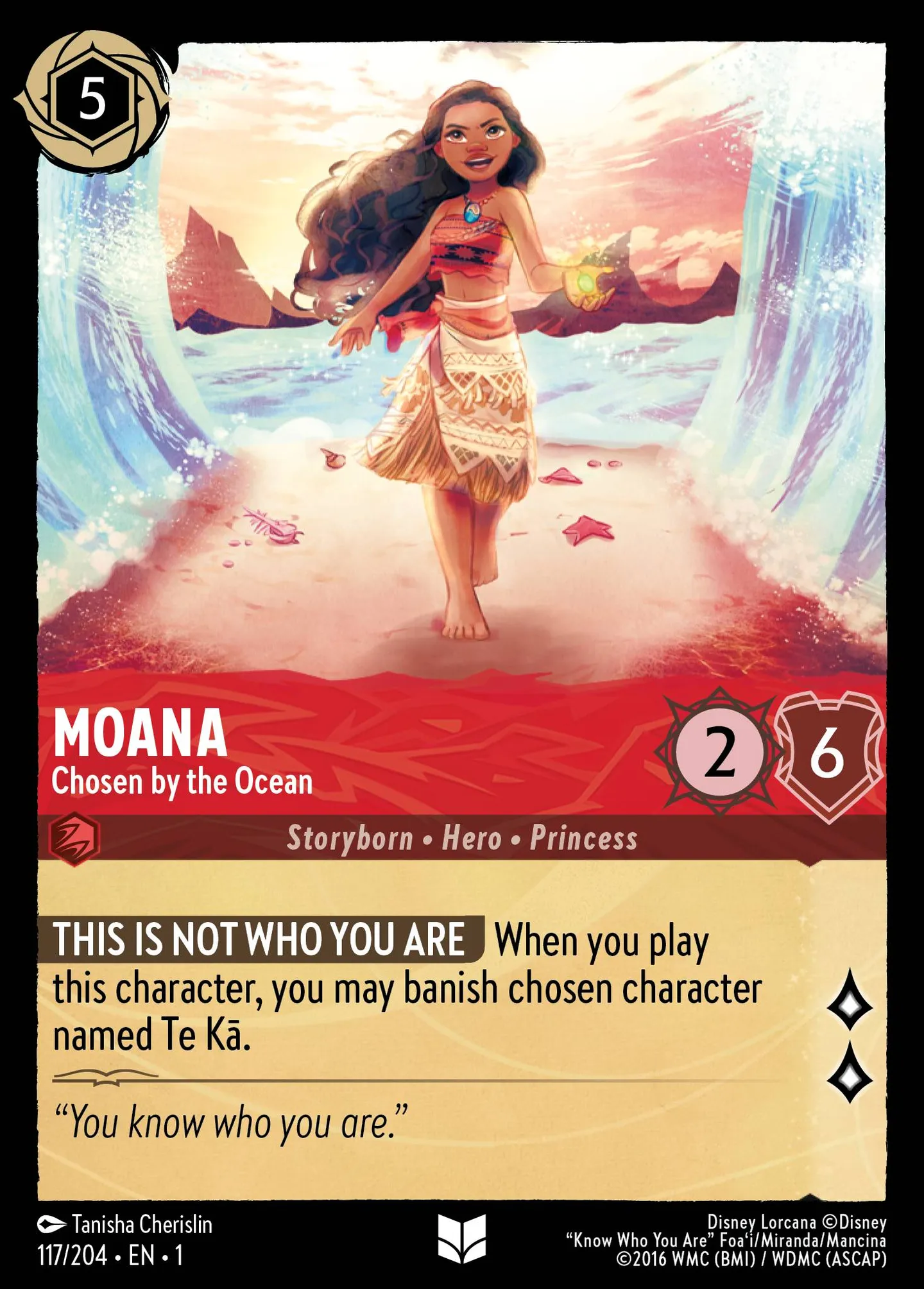 Vaiana - Choisie par l'Océan — The First Chapter — Lorcana