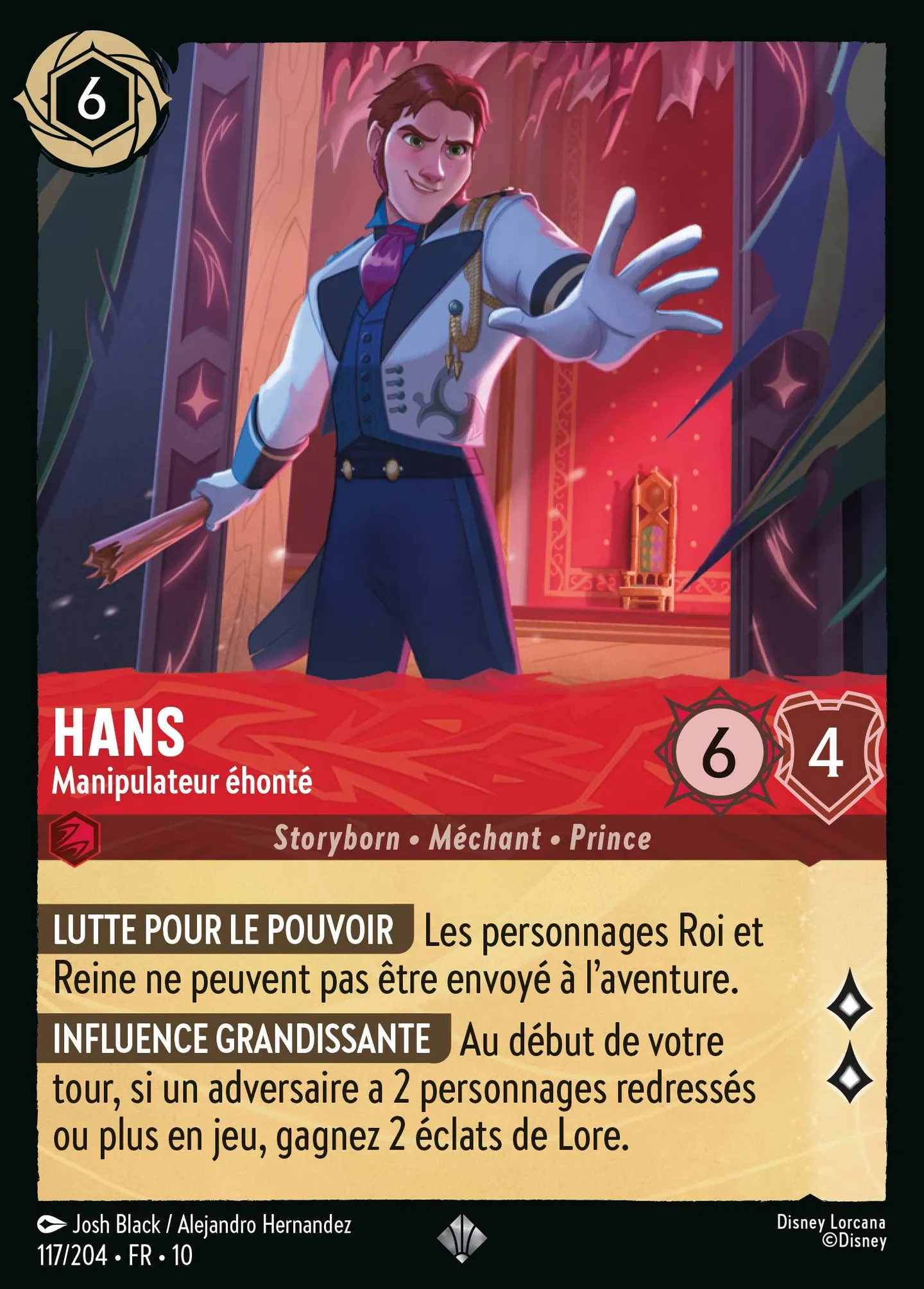 Hans - Manipulateur éhonté — Whispers in the Well — Lorcana